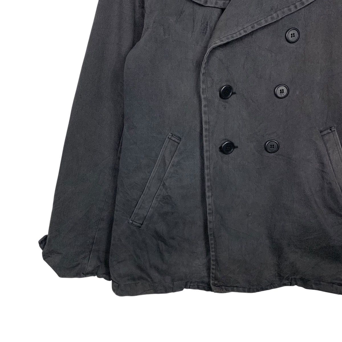 Japanese Brand SUPER LOVERS Double Breasted Coat #1642-C73 Size US M / EU 48-50 / 2 - 3 Thumbnail