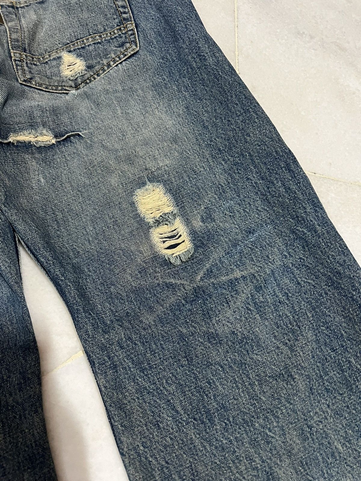 Hysteric Glamour × If Six Was Nine × Japanese Brand 🌈90’s union made sacrifice Distress mud Wash Jean Japan Size US 39 - 14 Thumbnail