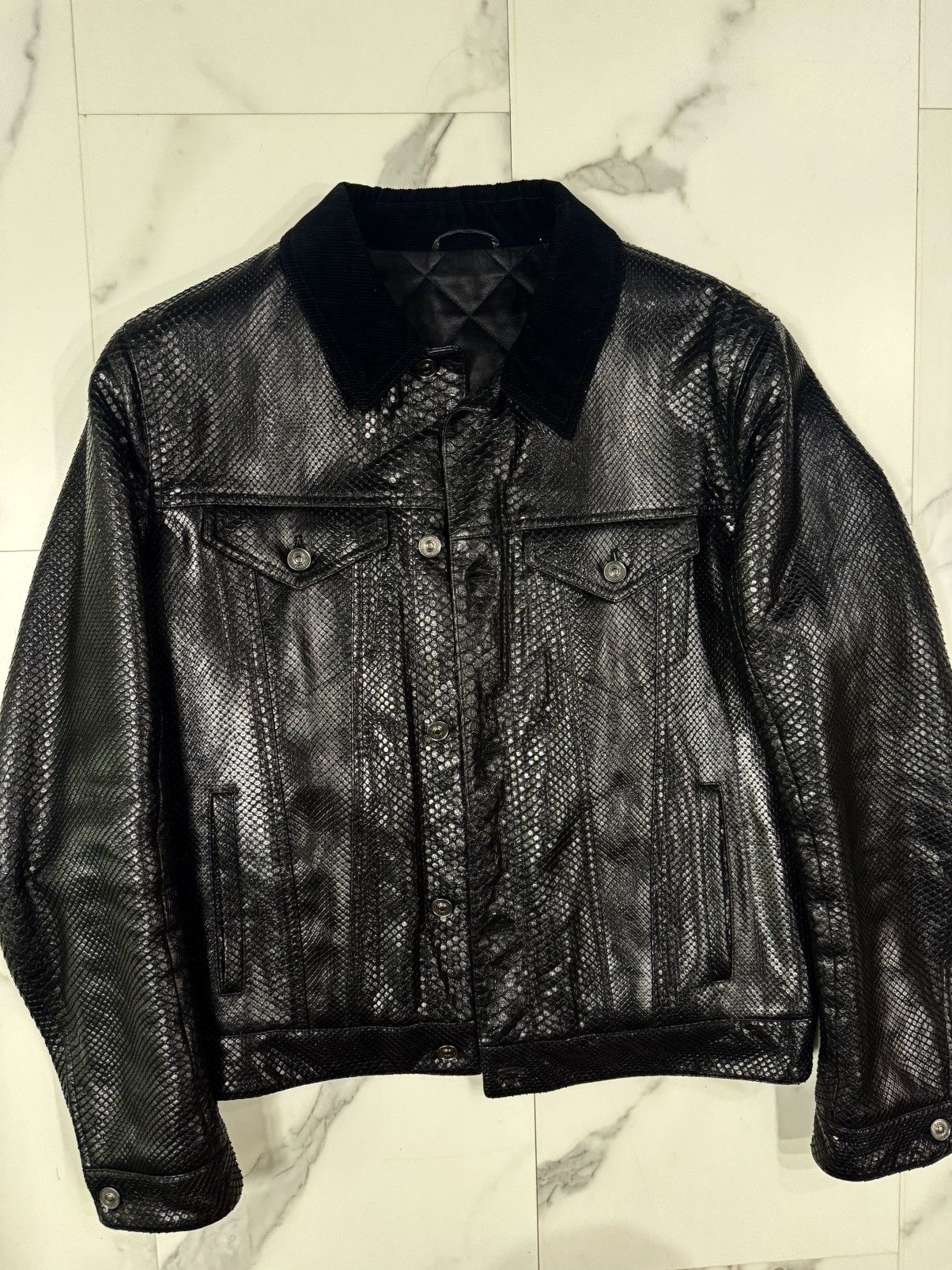Berluti Phyton trucker Size US L / EU 52-54 / 3 - 1 Thumbnail