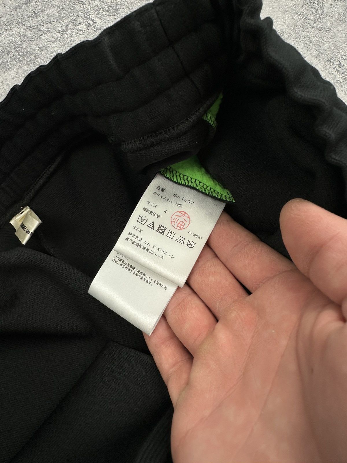 Comme des Garcons Comme Des Garçons Rare Black Pants Green Striped Japan Plus Size US 30 / EU 46 - 13 Thumbnail