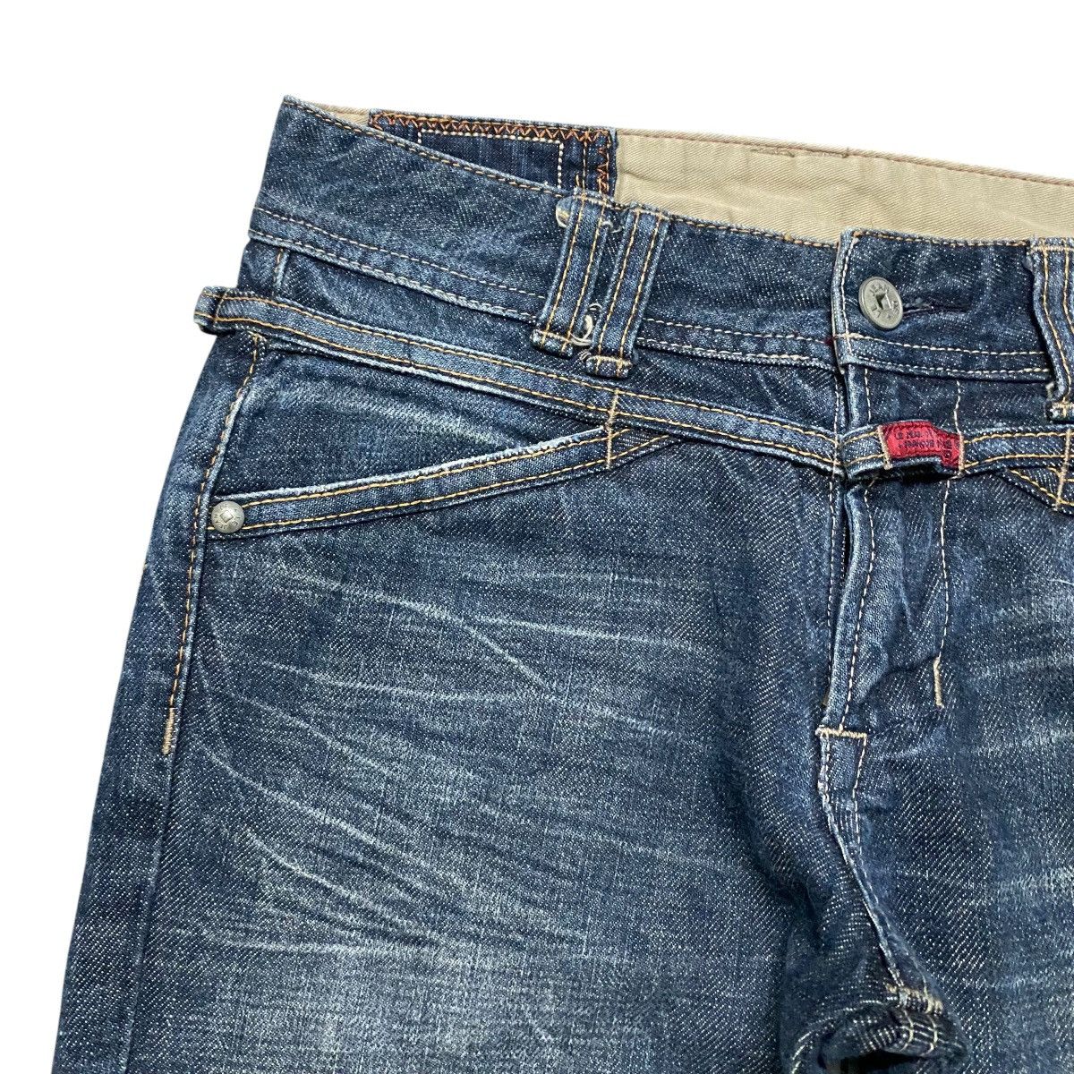 Marithe + Francois Girbaud Marithe Francois Girbaud Denim Flare Jeans Size 28" / US 6 / IT 42 - 4 Thumbnail