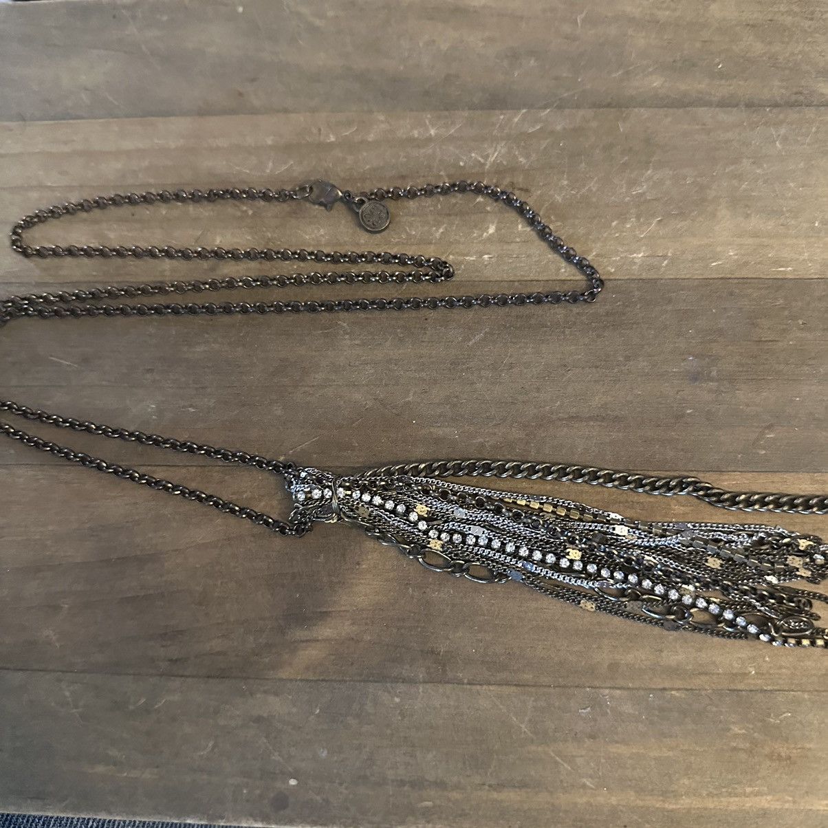 Other Simply Vera Vera Wang long tassel chain necklace Size ONE SIZE - 2 Thumbnail