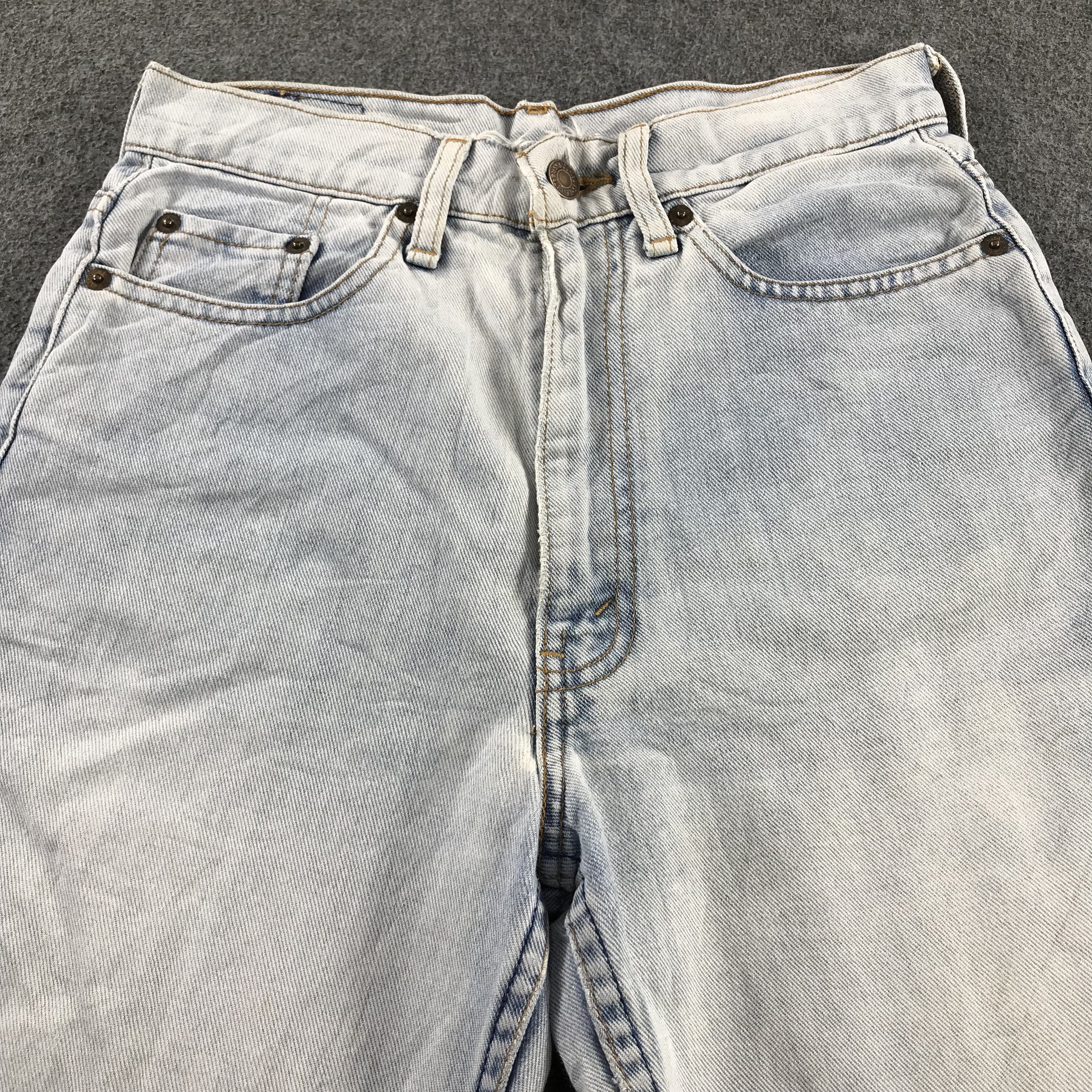 Levi's Vintage Levis 517 Jeans Faded Blue Short Pants KJ3453 Size US 27 - 3 Thumbnail