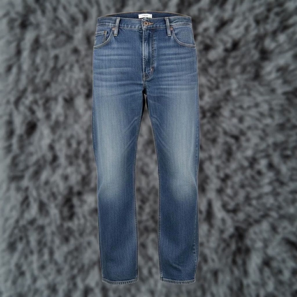 Levi's Levi's 514 Jeans Mens Regular 38x31 Blue Medium Wash Denim Zip Fly Straight 5-Pocket Boots Cut Rise High Boys Mens Similiar 90s? Size US 38 / EU 54 - 1 Thumbnail