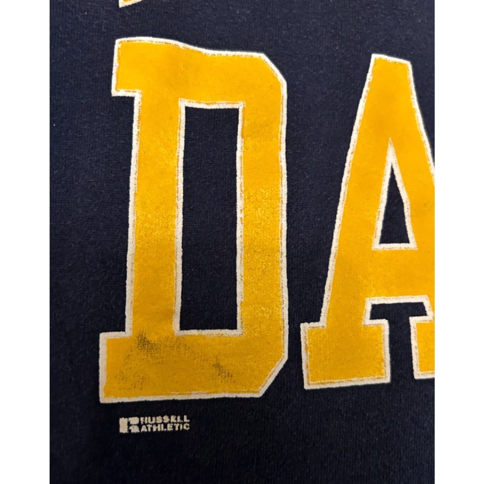 Vintage VINTAGE Notre Dame Fighting Irish Russell Crewneck Sweatshirt XL USA Blue 80s 90s Mens Crew Neck Pullover Size US XL / EU 56 / 4 - 3 Thumbnail
