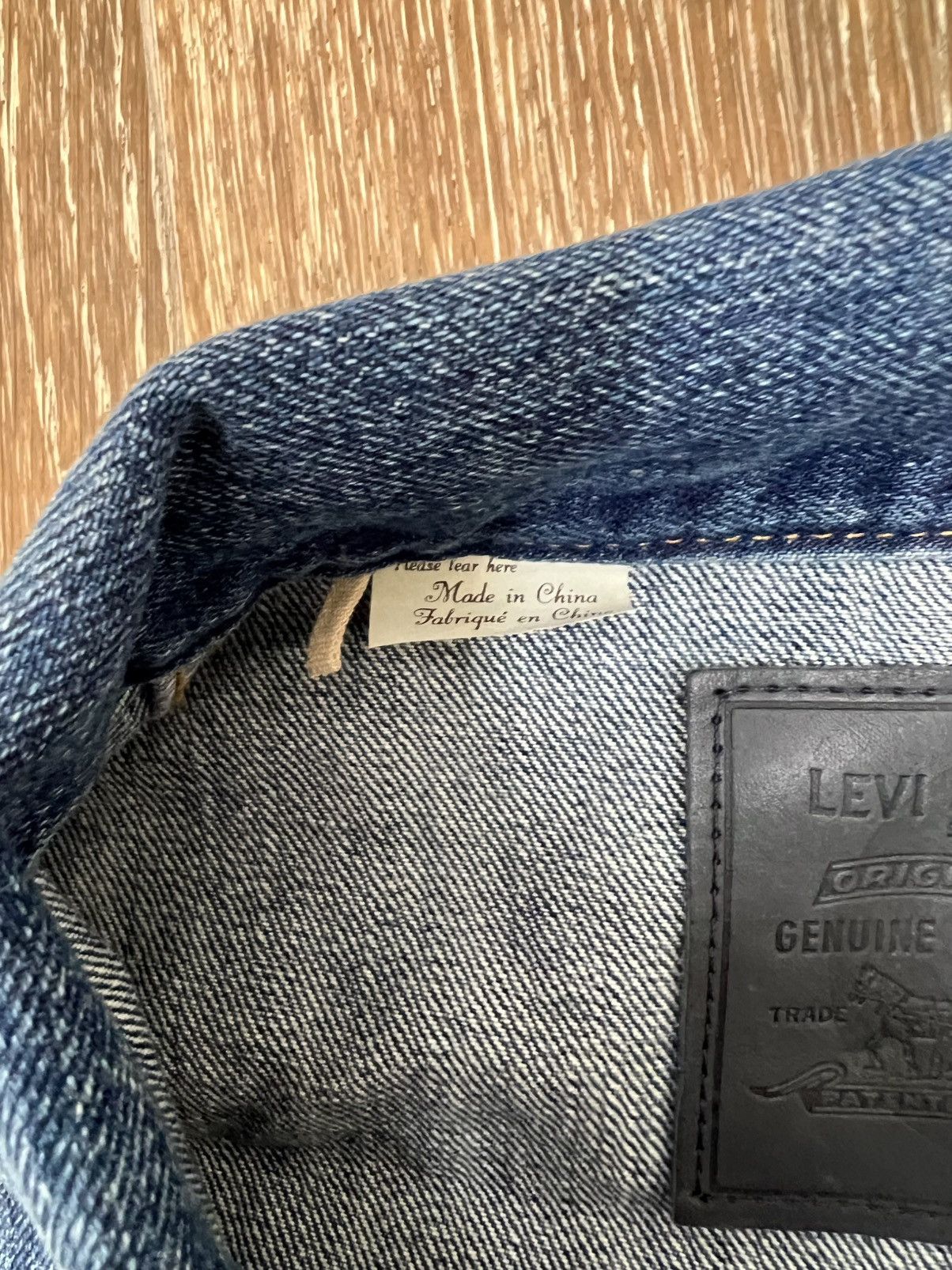 Levi's Levis made & crafted cropped trucker denim jacket Size US L / EU 52-54 / 3 - 5 Thumbnail