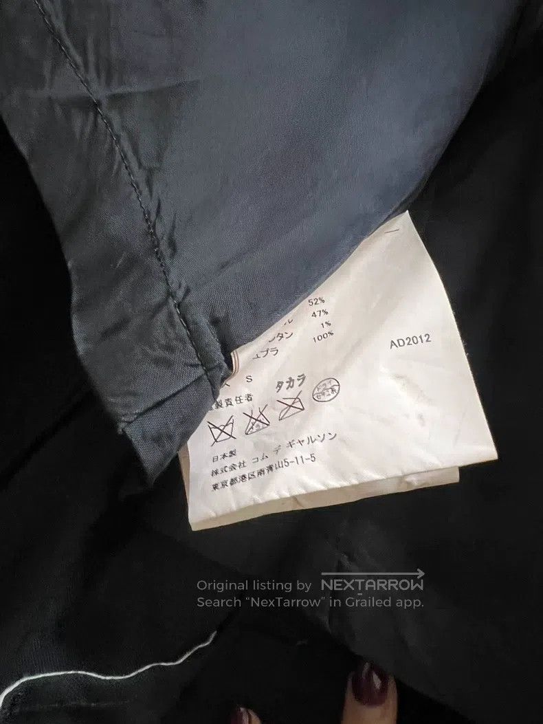 Comme des Garcons Comme des Garcons Black blazer jacket Size S / US 4 / IT 40 - 3 Thumbnail