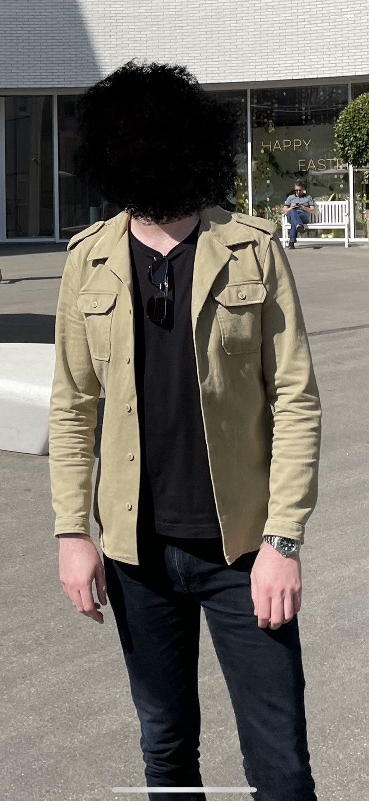 Saint Laurent Paris SLP Heavy Military Shirt Size US M / EU 48-50 / 2 - 1 Thumbnail
