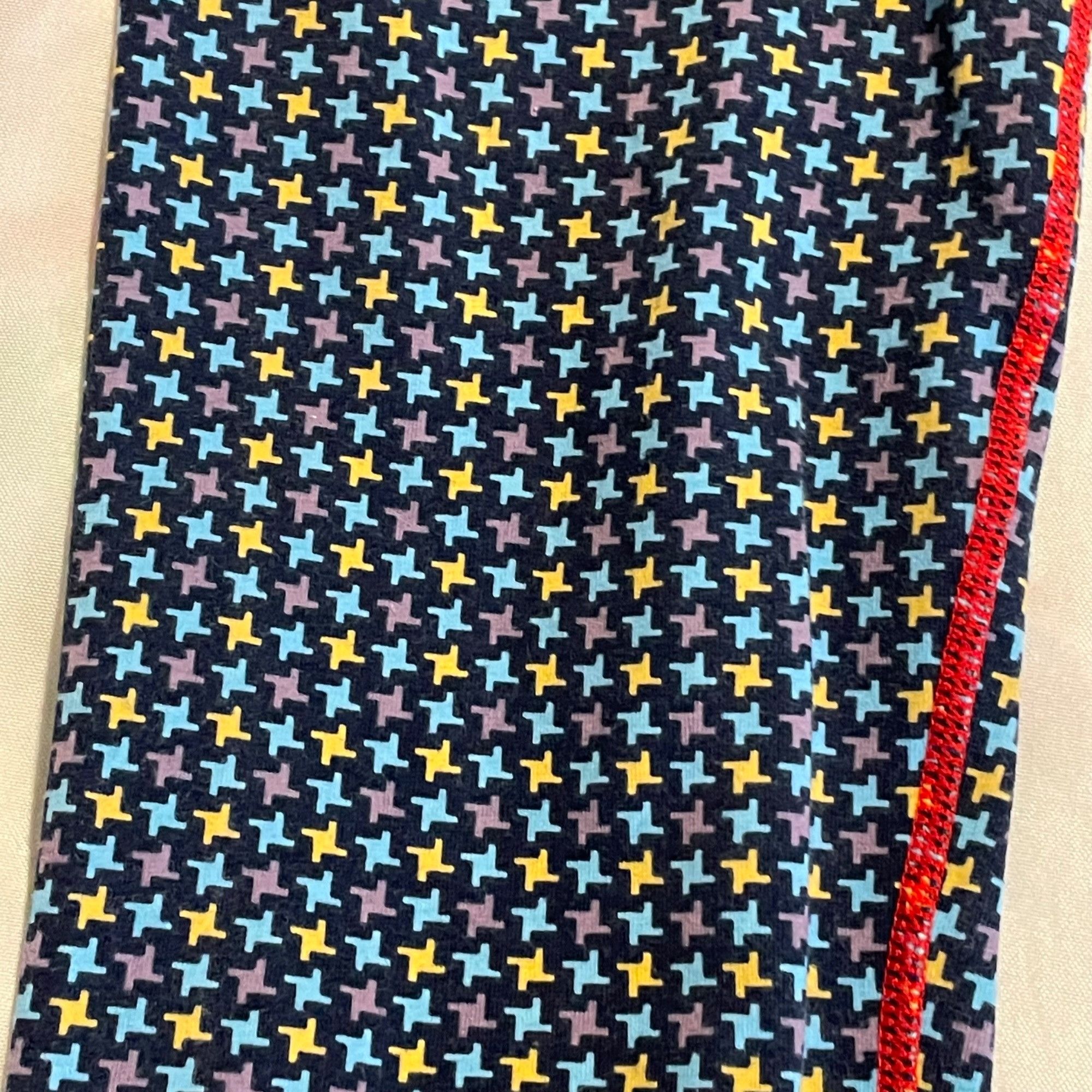 Other Wang Jiang Men's Patterned Long Leggings M 95% Cotton & 5% S Size US 29 - 3 Thumbnail