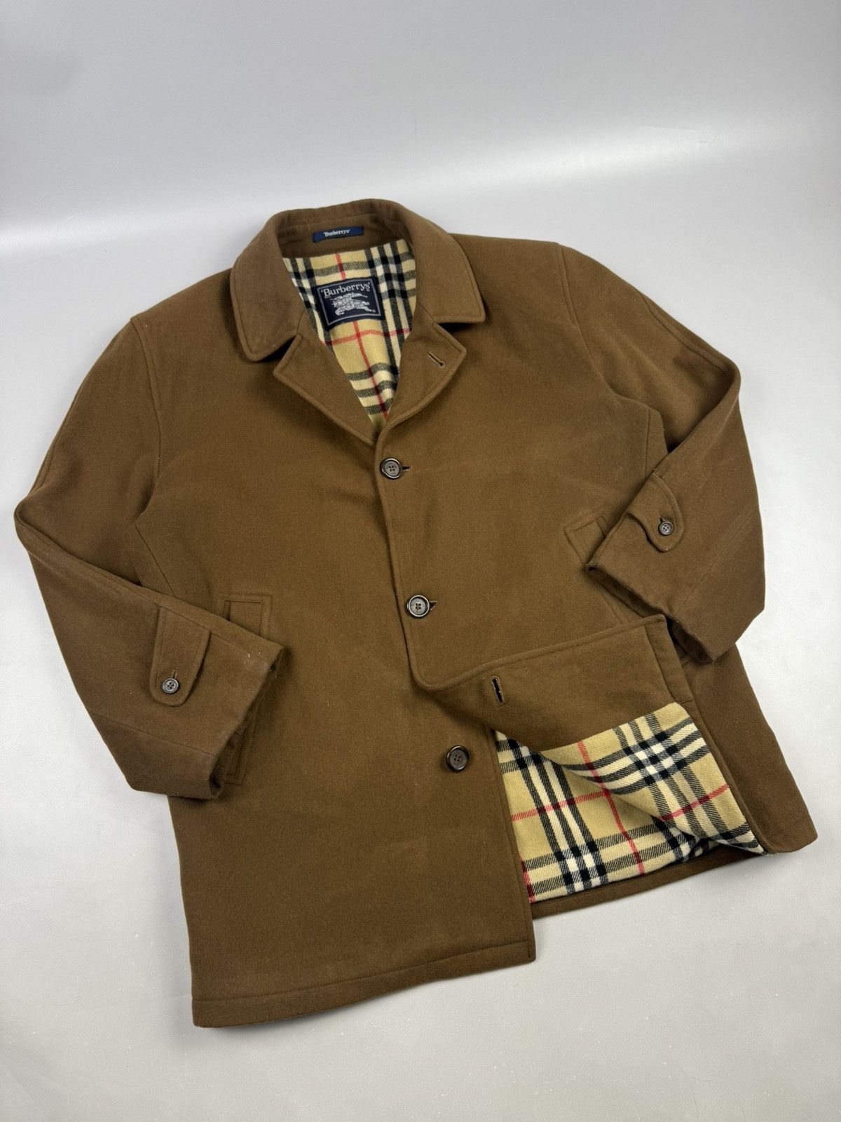 Burberry Burberry heavy coat brown full novacheck size S men Size US S / EU 44-46 / 1 - 1 Thumbnail