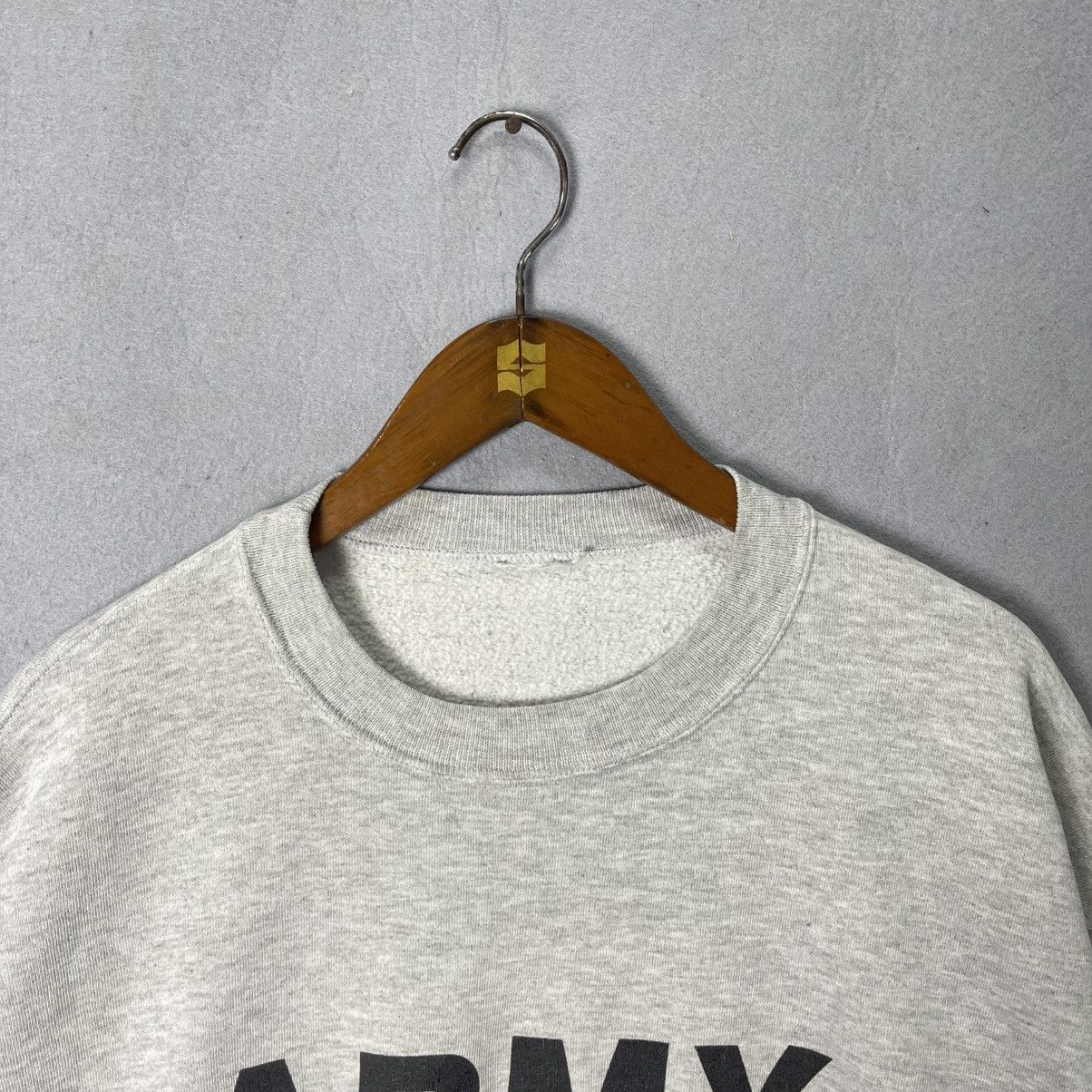 Vintage Vintage Military Style “ARMY” Crewneck Sweatshirt Grey Size US XXL / EU 58 / 5 - 2 Thumbnail