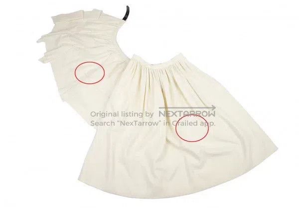 Comme des Garcons Comme Des Garcons size S Beige Retro Deformed Skirt Size 23" - 6 Thumbnail