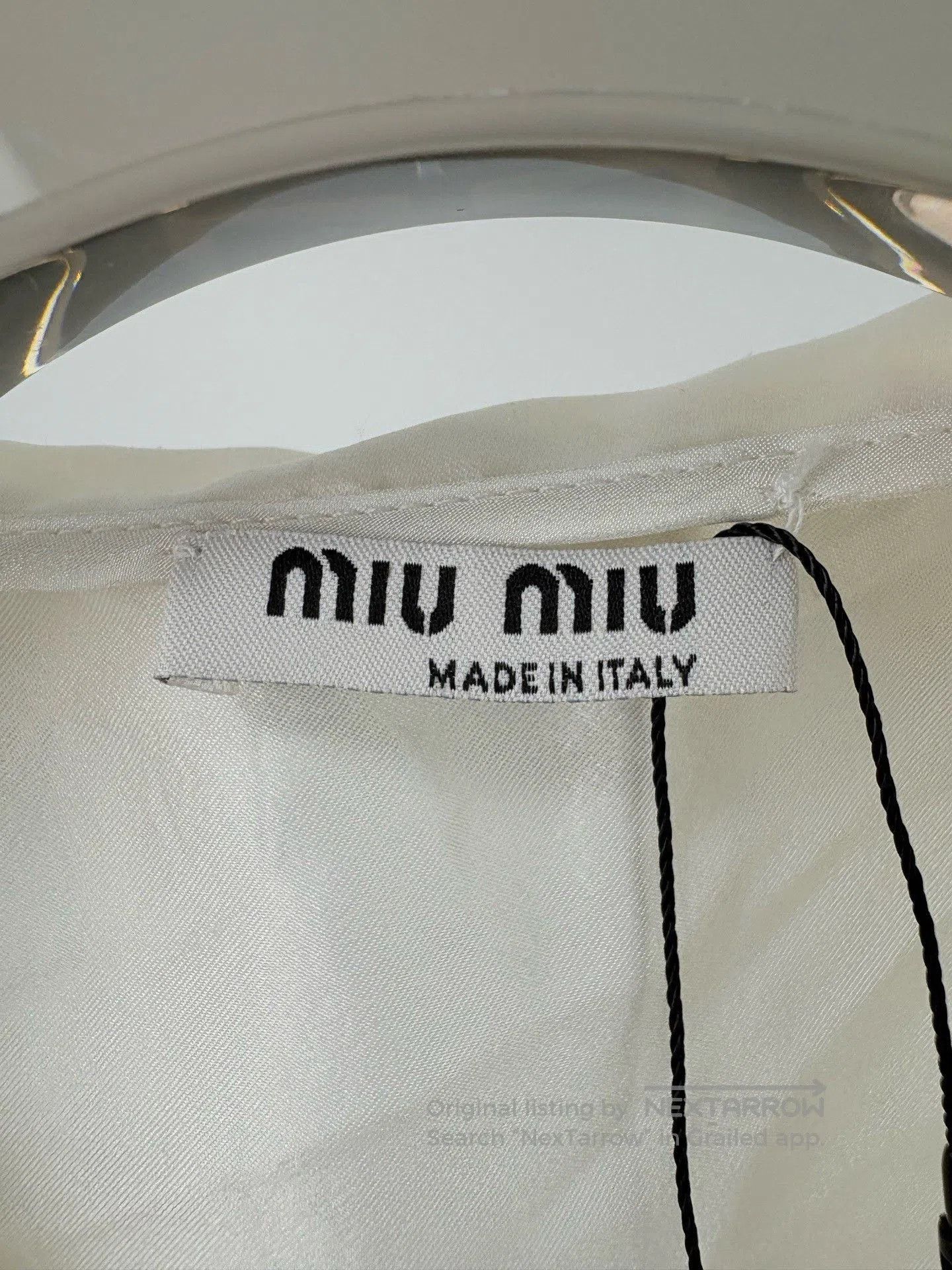 Miu Miu Miumiu Lace Doll Collar Short Sleeve Shirt. Size M / US 6-8 / IT 42-44 - 3 Thumbnail