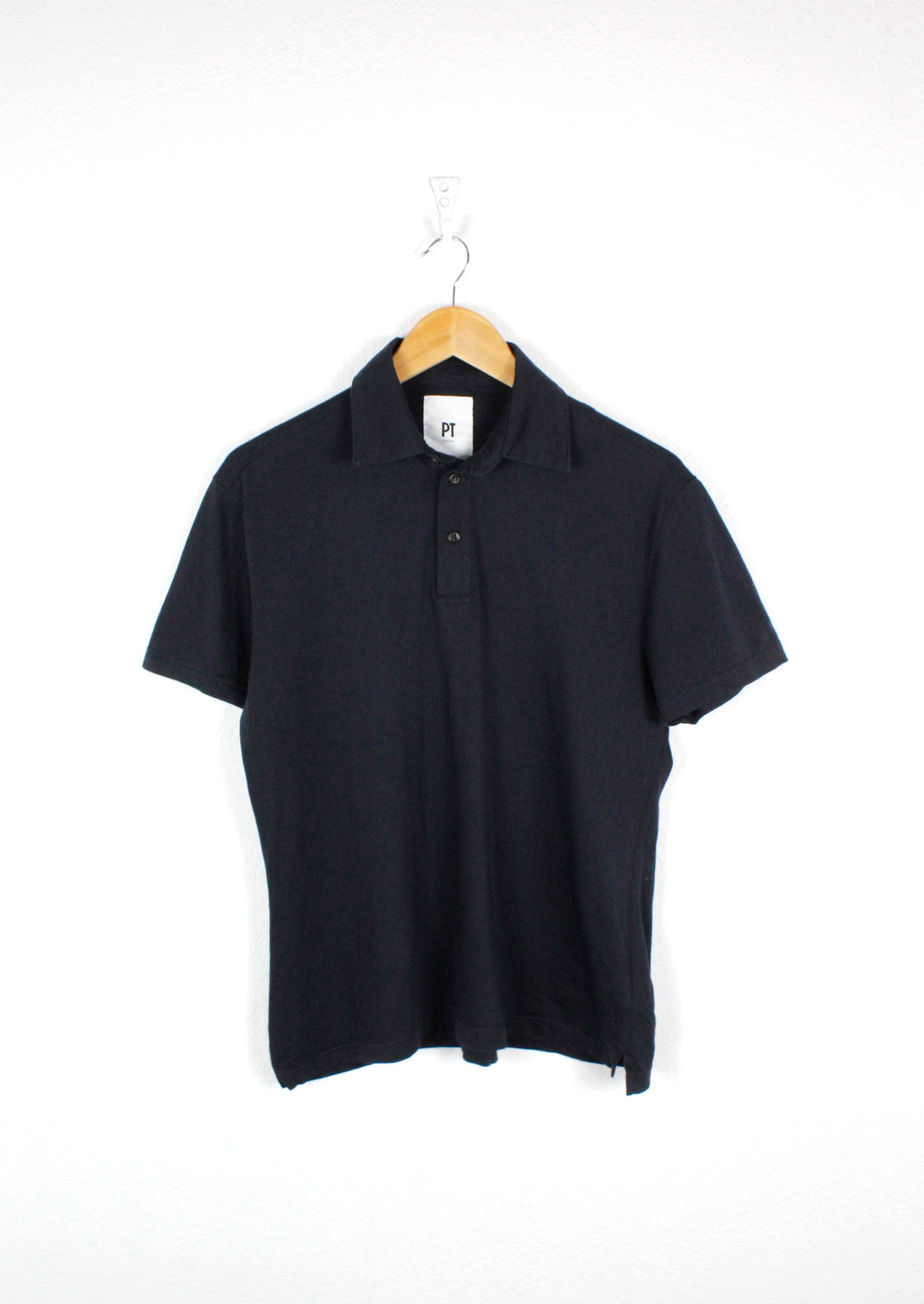 PT Torino Pt01 PT Torino Navy Cotton Polo Shirt Size US M / EU 48-50 / 2 - 1 Thumbnail