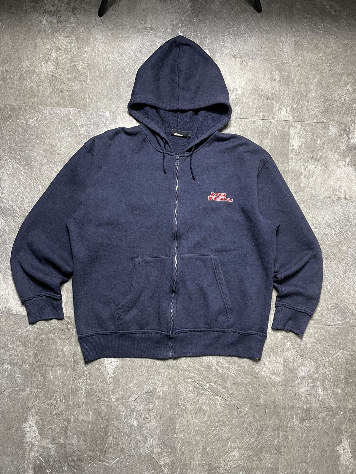 No Fear Vintage No Fear Crazy Y2K Hip Hop Hoodie Zip Skater Style Size US L / EU 52-54 / 3 - 2 Thumbnail