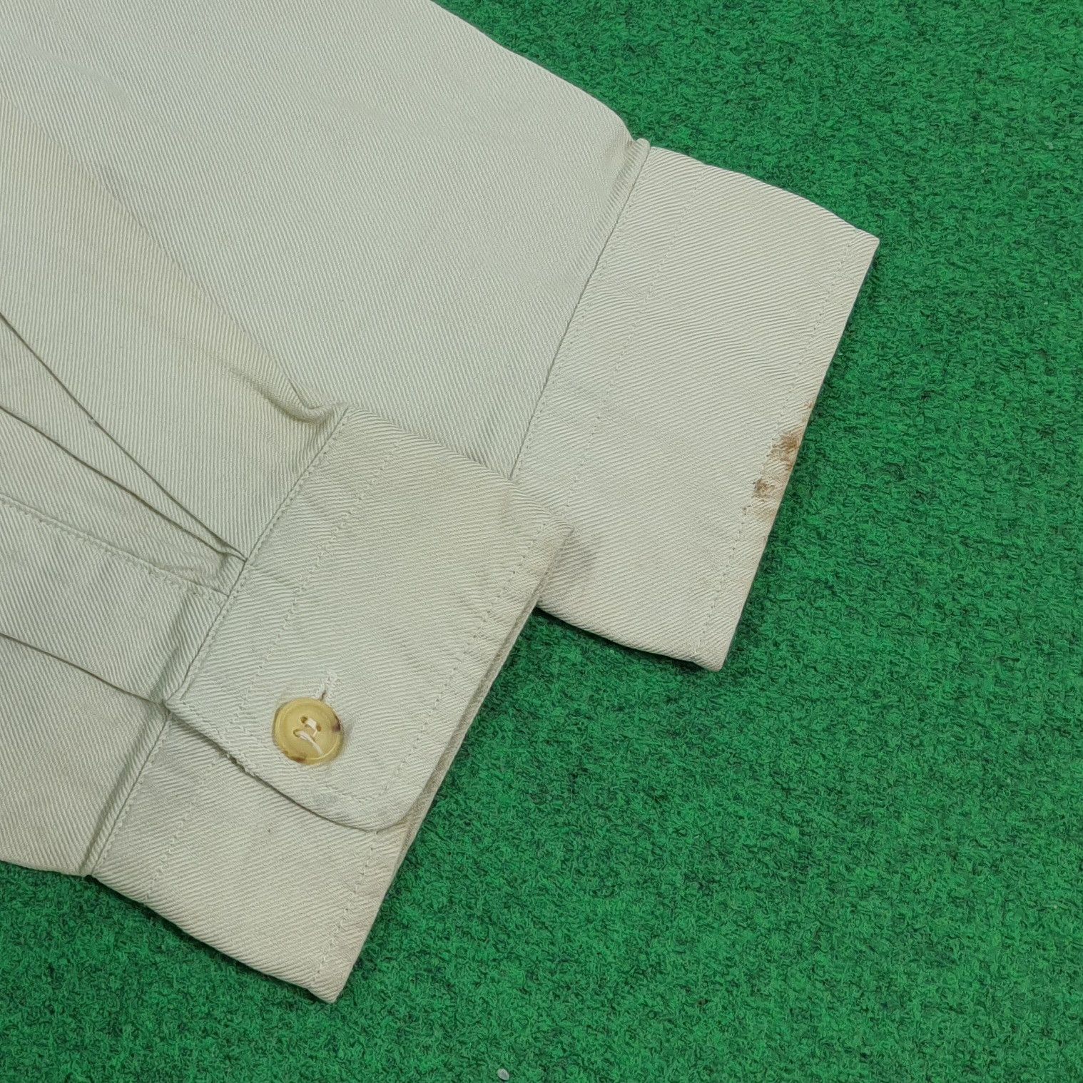 Issey Miyake Vintage 80s Issey Miyake Twill Military Style Shirt C299N75 Size US L / EU 52-54 / 3 - 12 Thumbnail