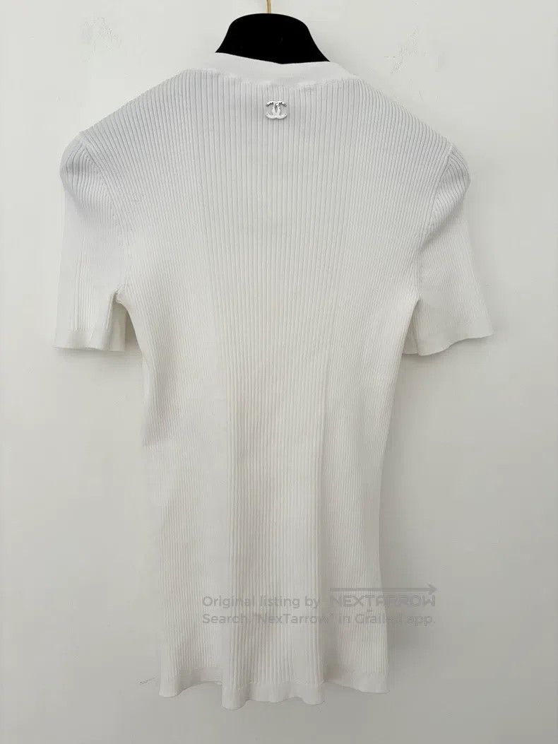 Chanel White love short sleeves