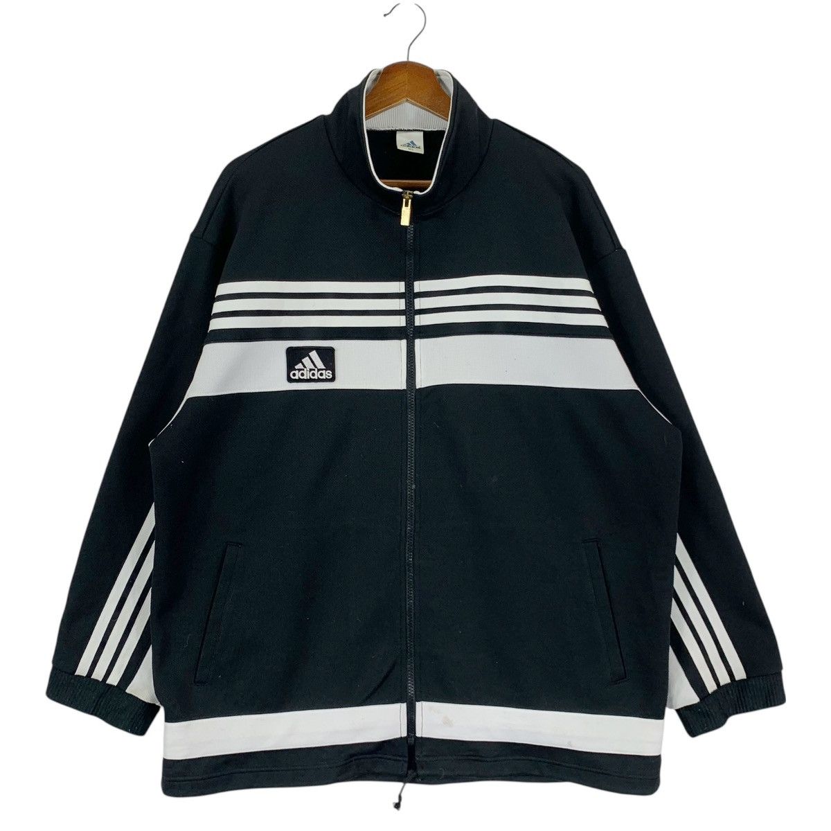 Adidas Vintage Adidas Descente Full Zipper Sweater Jacket Size US M / EU 48-50 / 2 - 1 Thumbnail