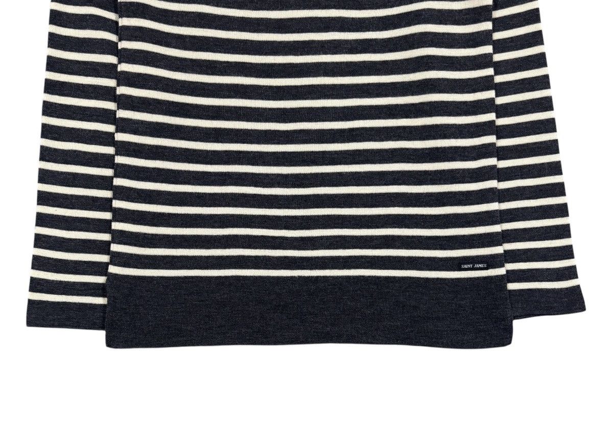 Saint James Vtg🔥Saint James Pure Wool Striped Jumper Made In France Size US M / EU 48-50 / 2 - 4 Thumbnail