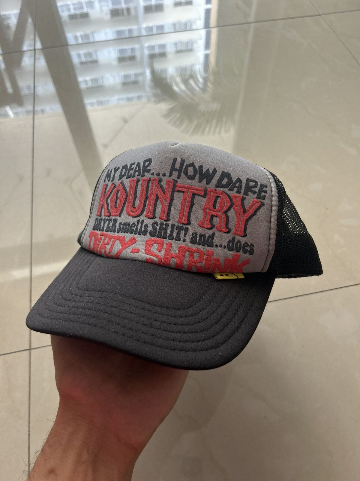 Kapital How Dare Dryer Smells Shit Trucker Hat