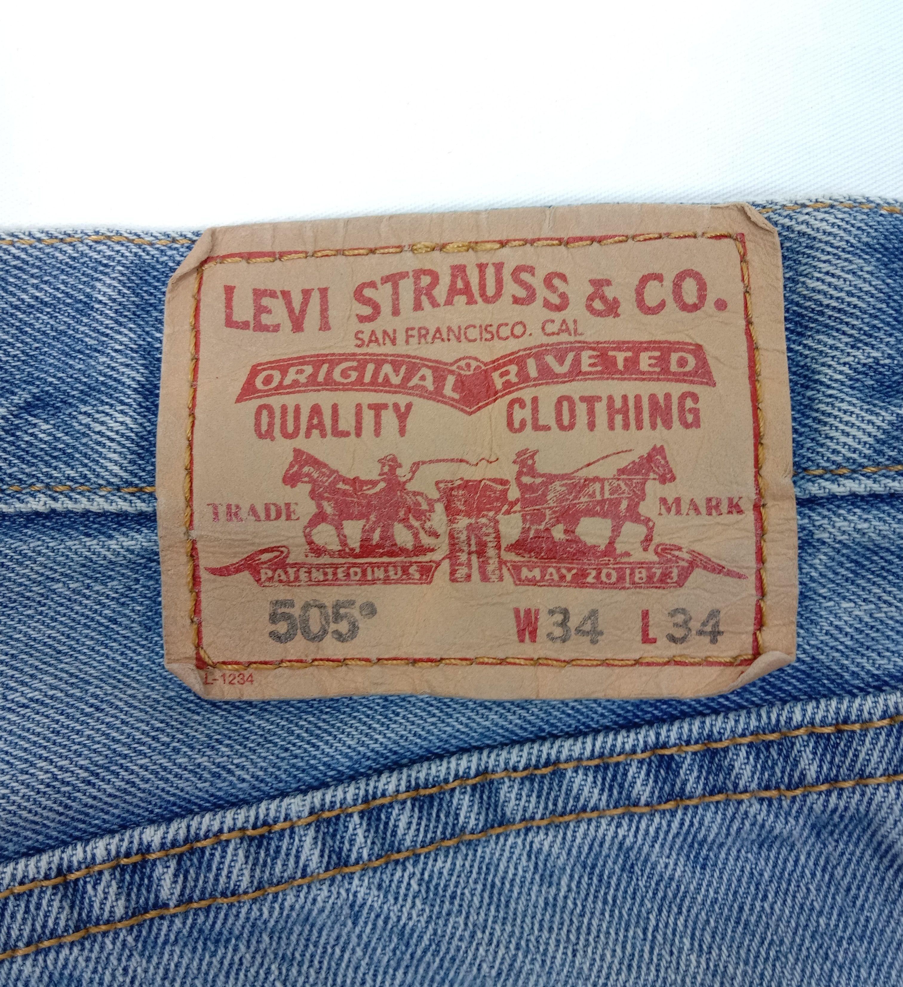 Levi's Vintage Levi's 505 Jeans Light Wash Regular Fit Denim Size US 34 / EU 50 - 15 Thumbnail