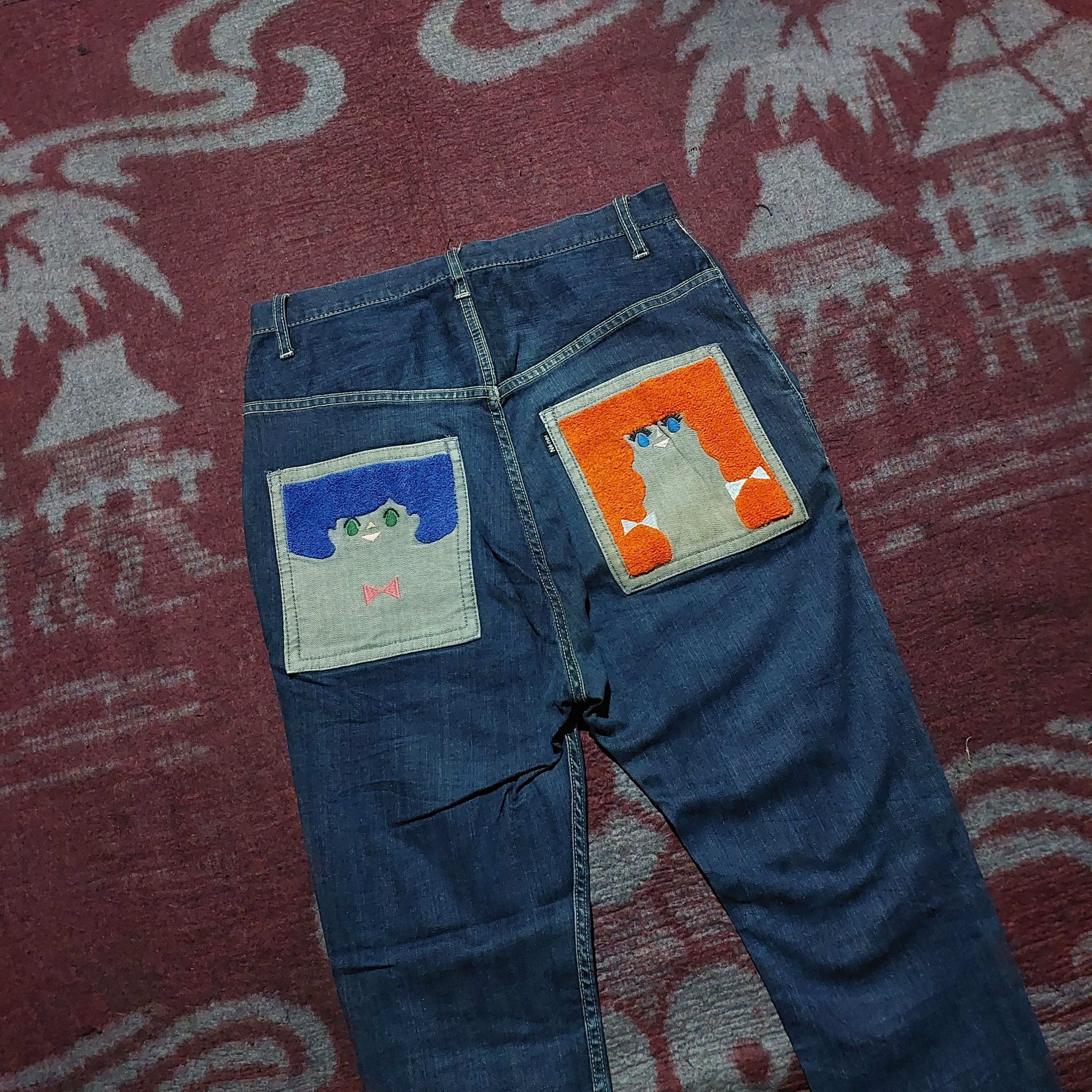 Issey Miyake Ne-Net issey miyake drop crotch pocket skinny denim pants Size US 29 - 2 Thumbnail