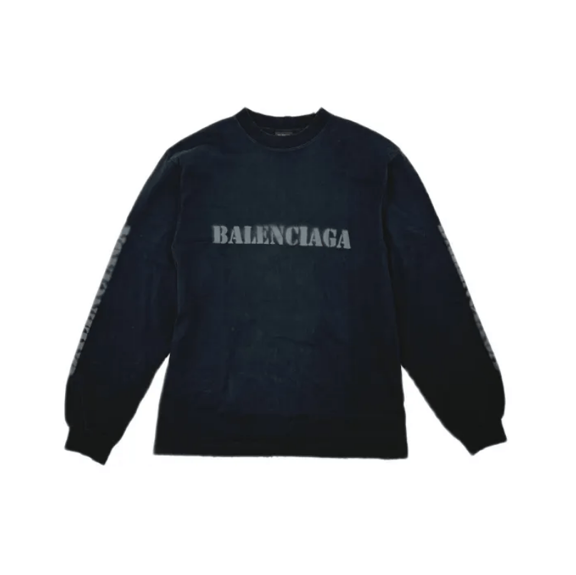 Balenciaga Balenciaga Oversized Long-Sleeve T-Shirt Size US XS / EU 42 / 0 - 1 Thumbnail