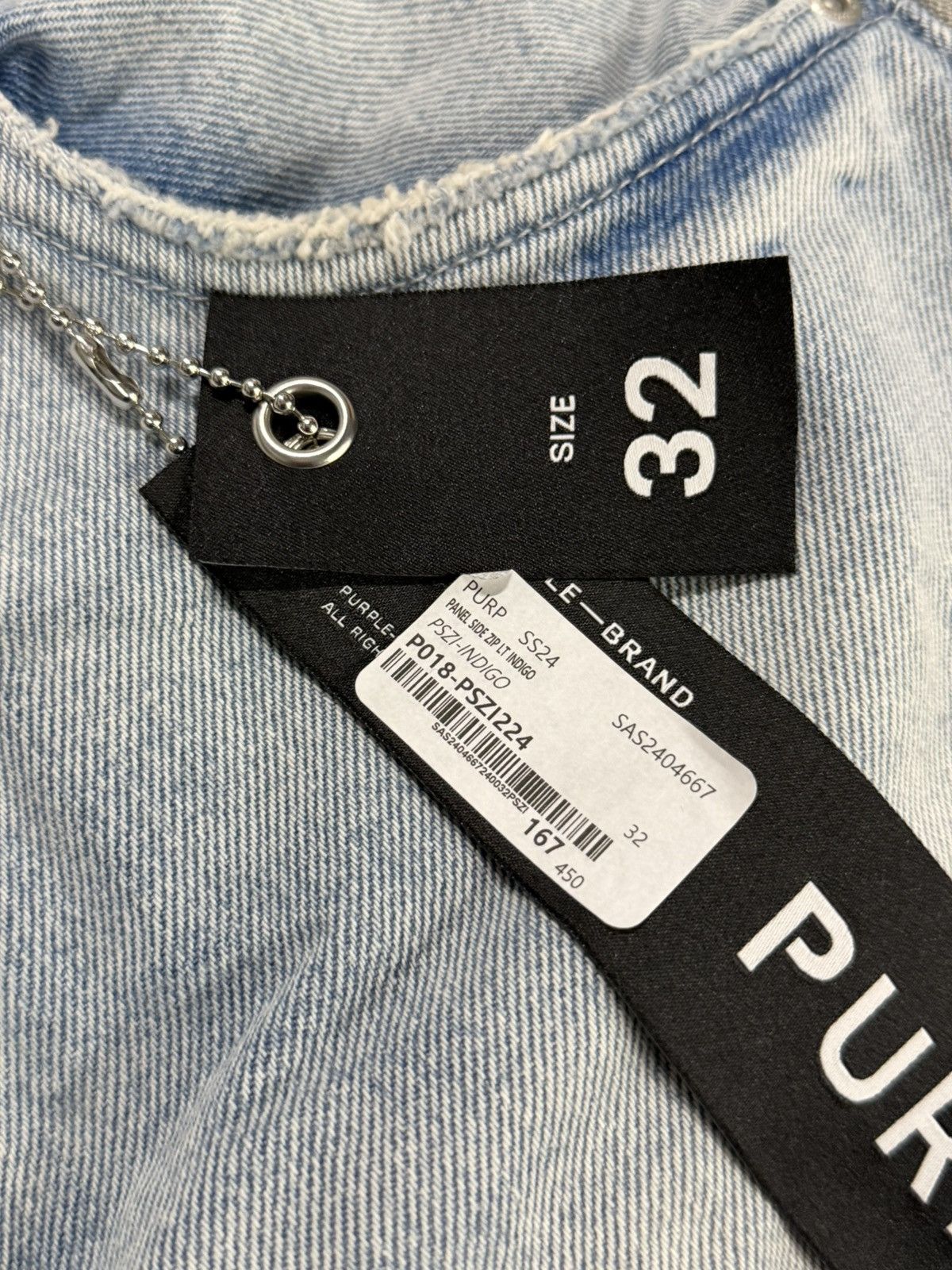 Purple Brand Purple Brand Piped Side Zip Jeans - Black Label Size US 32 / EU 48 - 2 Thumbnail