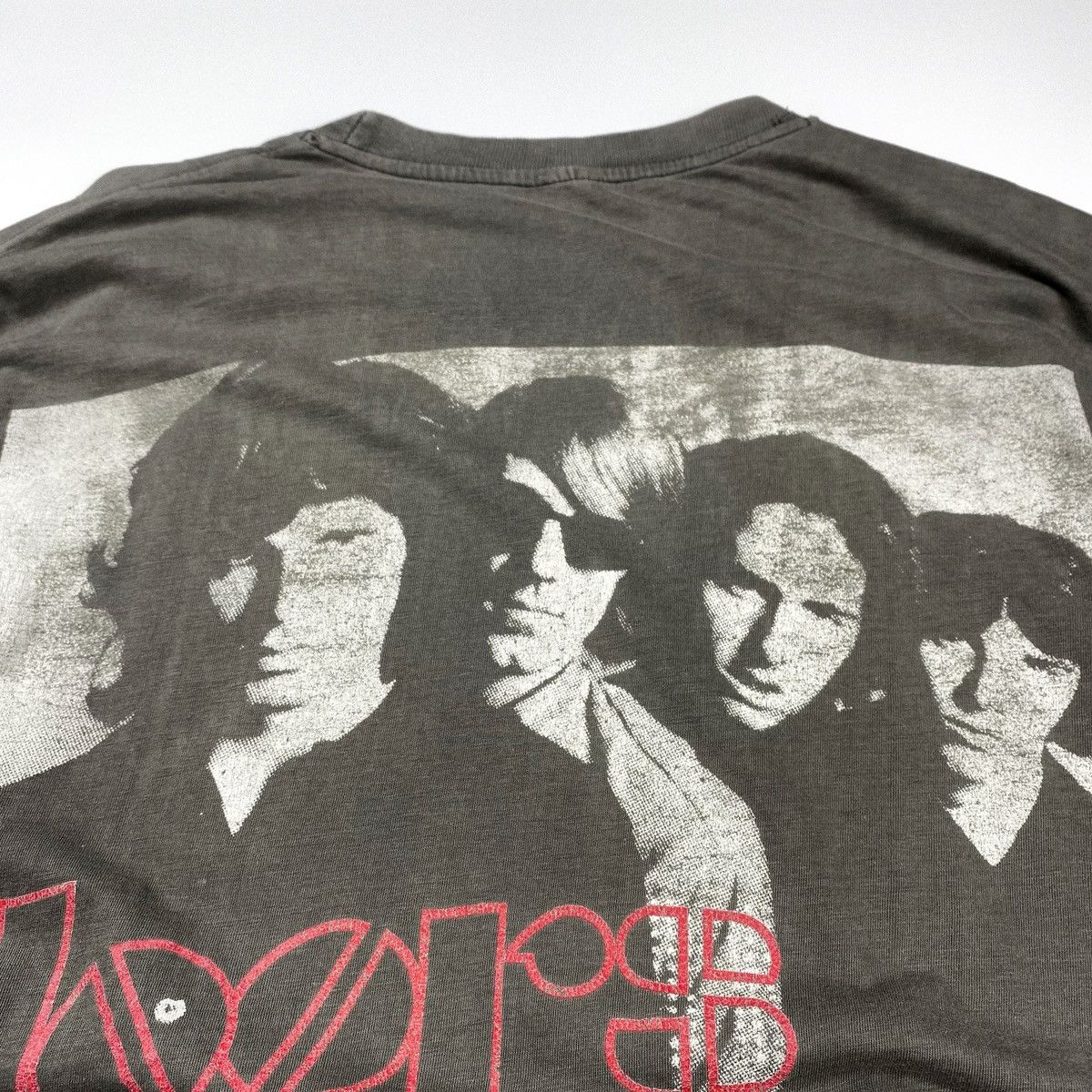 Band Tees Jim Morrison The Doors Distressed T-Shirt Vintage Size US M / EU 48-50 / 2 - 7 Thumbnail