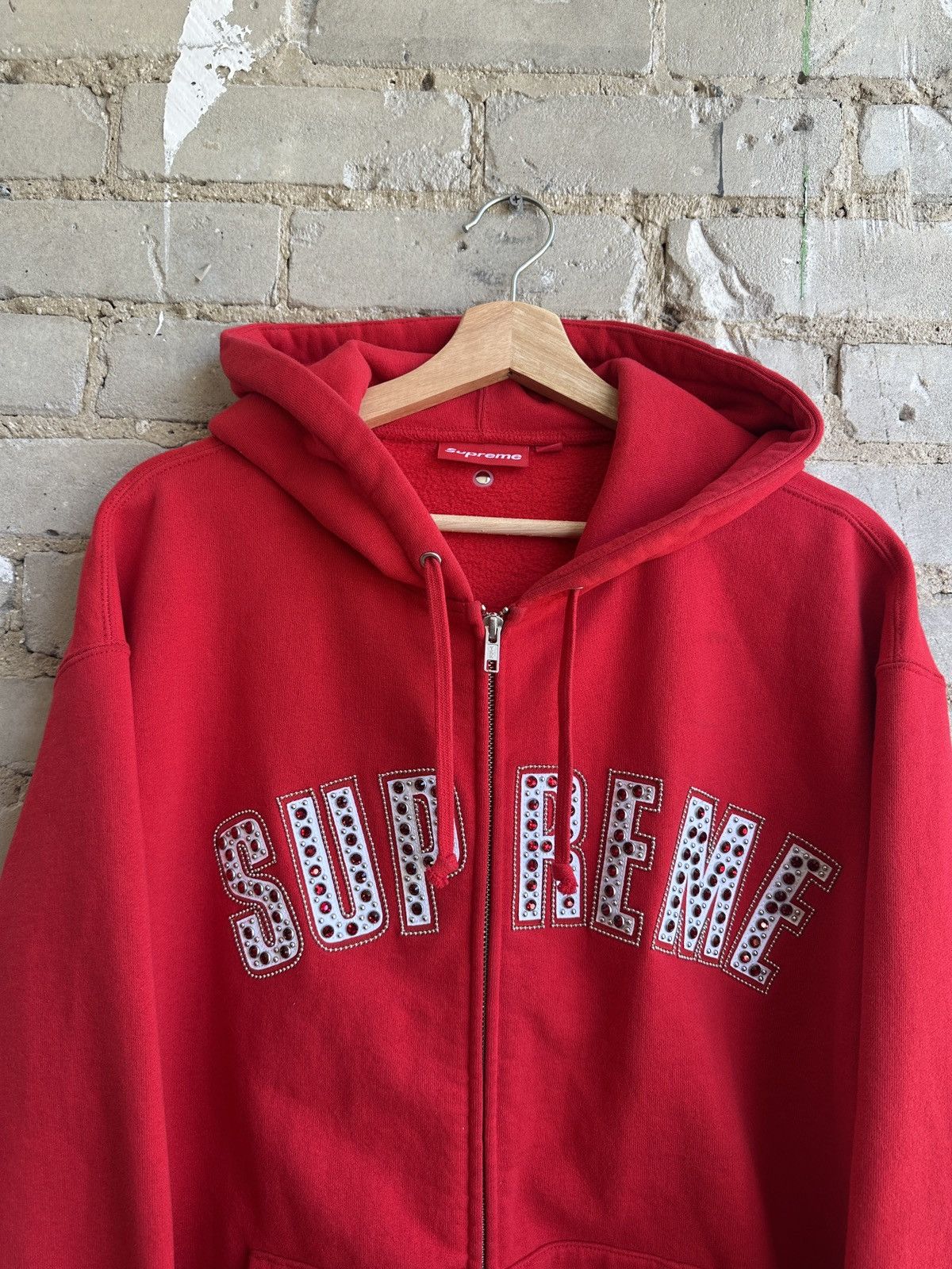 B.B. Simon × Supreme Supreme x BB Simon Zip Hoodie Red Size US M / EU 48-50 / 2 - 2 Thumbnail