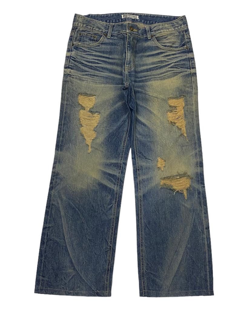 If Six Was Nine 🔥BAGGY DISTRESSED JEANS HBYFIGER BAGGY JEANS Size US 34 / EU 50 - 1 Thumbnail