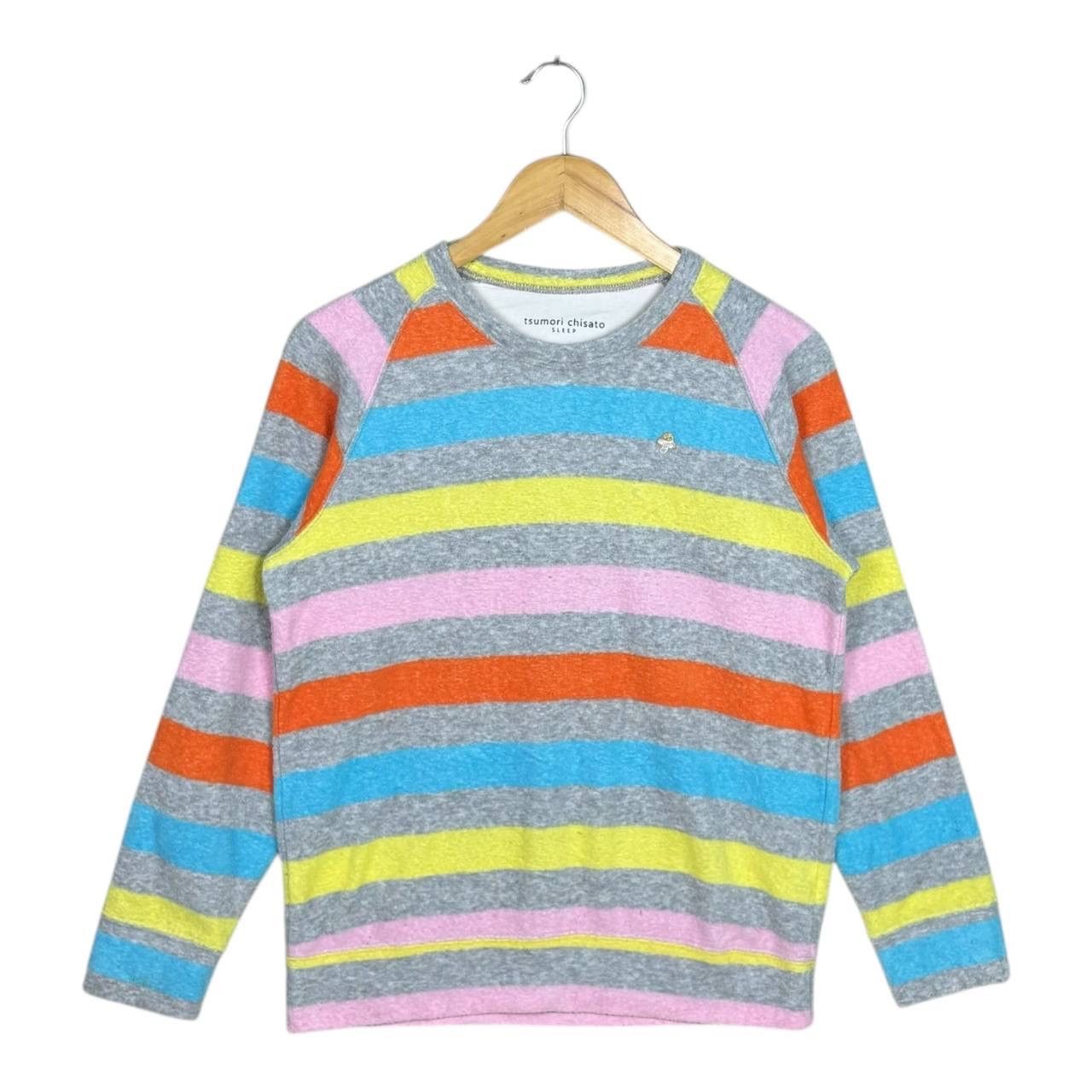 Tsumori Chisato Tsumori Chisato Sleep Rainbow Stripe Sweatshirt Issey Miyake Size US M / EU 48-50 / 2 - 1 Thumbnail