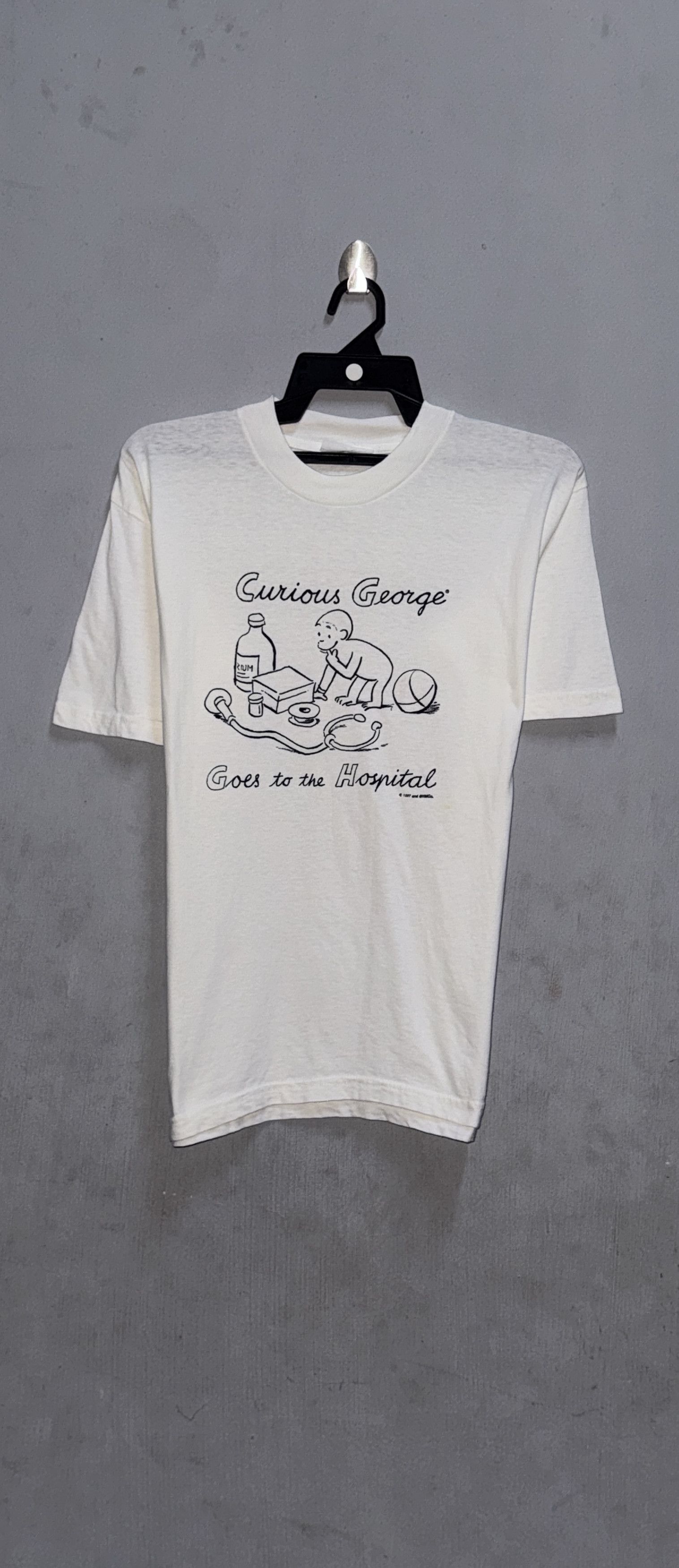 Vintage Curious George 1997 Movie Vintage Shirt Size US M / EU 48-50 / 2 - 1 Thumbnail