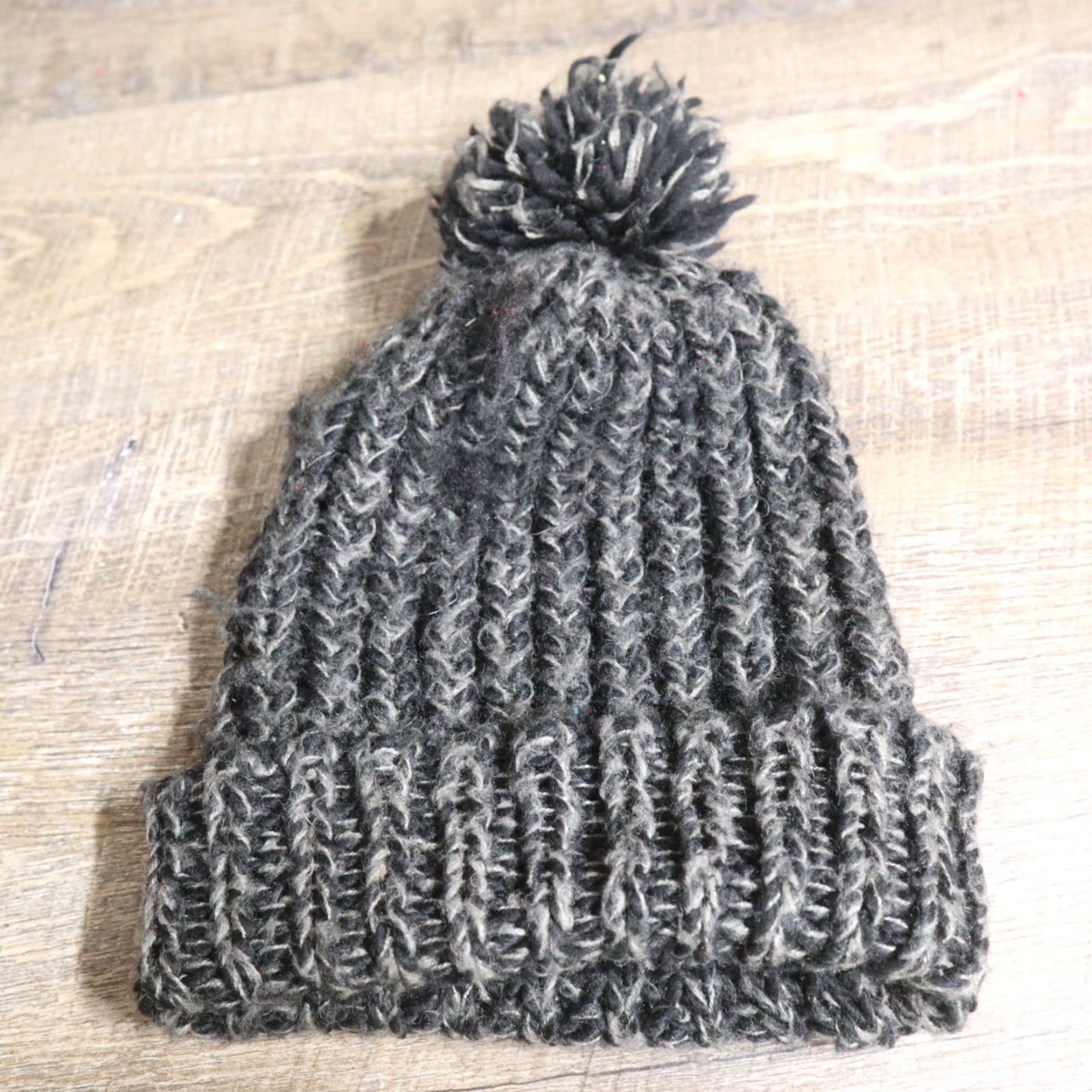 Vintage VINTAGE Beanie Hat Cap Cuff Plain Knit Ski Pom Winter Warm Slouchy Men Women Unisex Size ONE SIZE - 2 Thumbnail