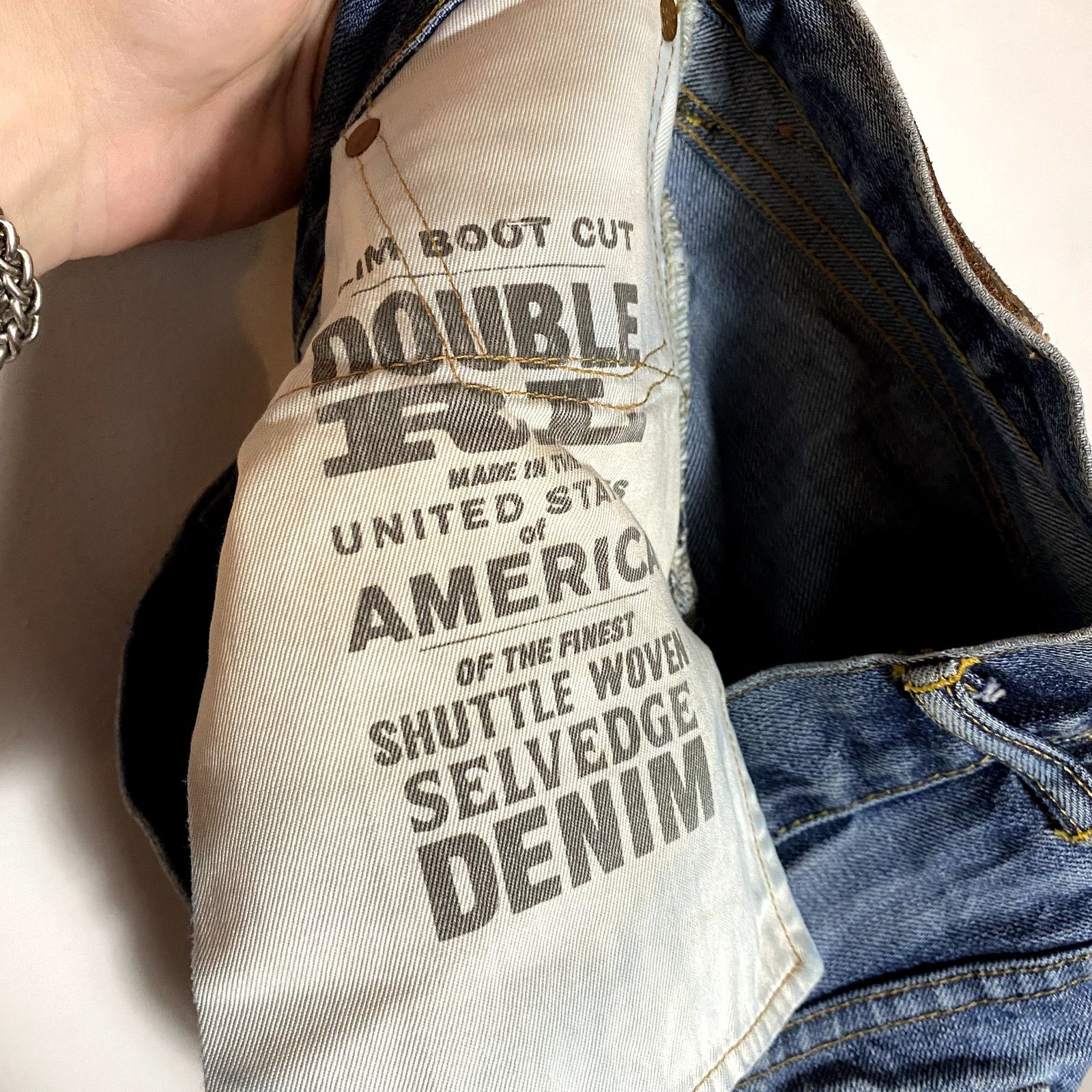 RRL Ralph Lauren RRL Double RL Ralph Lauren Selvedge Slim Boot Jeans 31x30 Size US 31 - 8 Thumbnail
