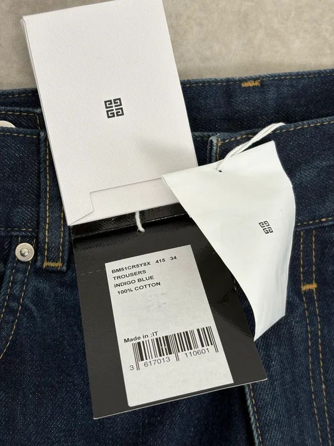 Givenchy SS2024 Givenchy 4G Cargo Denim Brut Carpenter Jeans Size US 34 / EU 50 - 12 Thumbnail