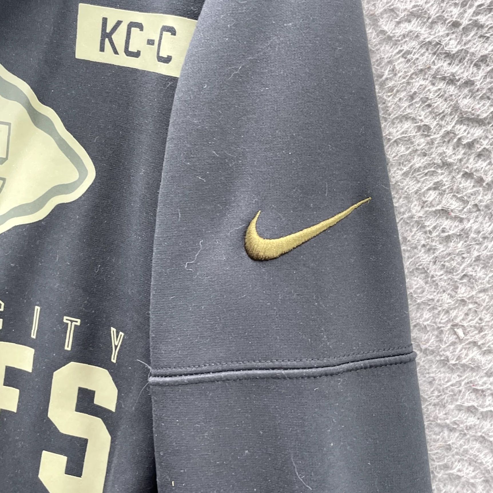 Nike Nike Hoodie Men's Salute to Service On Field Freedom Kansas City Chiefs NFL Graphic Print Black XS/S/M/L? Size US S / EU 44-46 / 1 - 5 Thumbnail