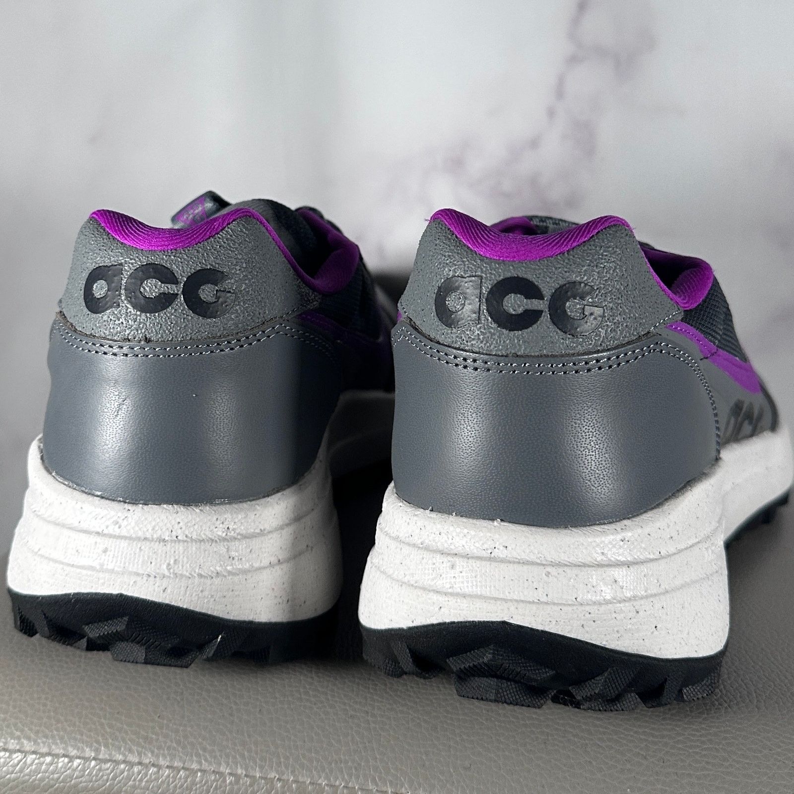 Nike ACG Lowcate Smoke Grey Vivid Purple Size US 10.5 / EU 43-44 - 4 Thumbnail
