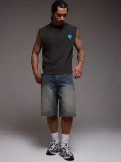 Other Kanako x Shii Vintage Retro 90s jeans jorts shorts Size US 34 / EU 50 - 6 Thumbnail