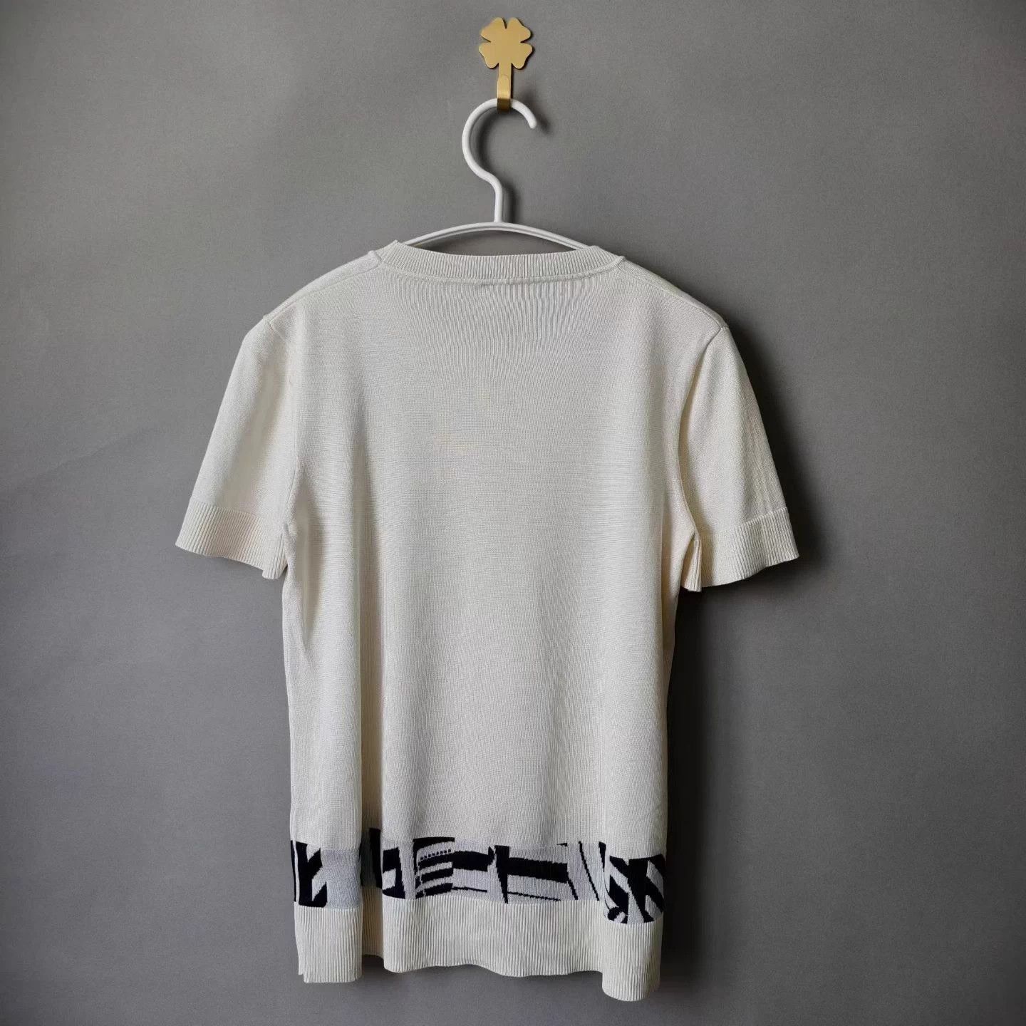 Hermes Hermes silk cotton blend white top Size XS / US 0-2 / IT 36-38 - 2 Thumbnail