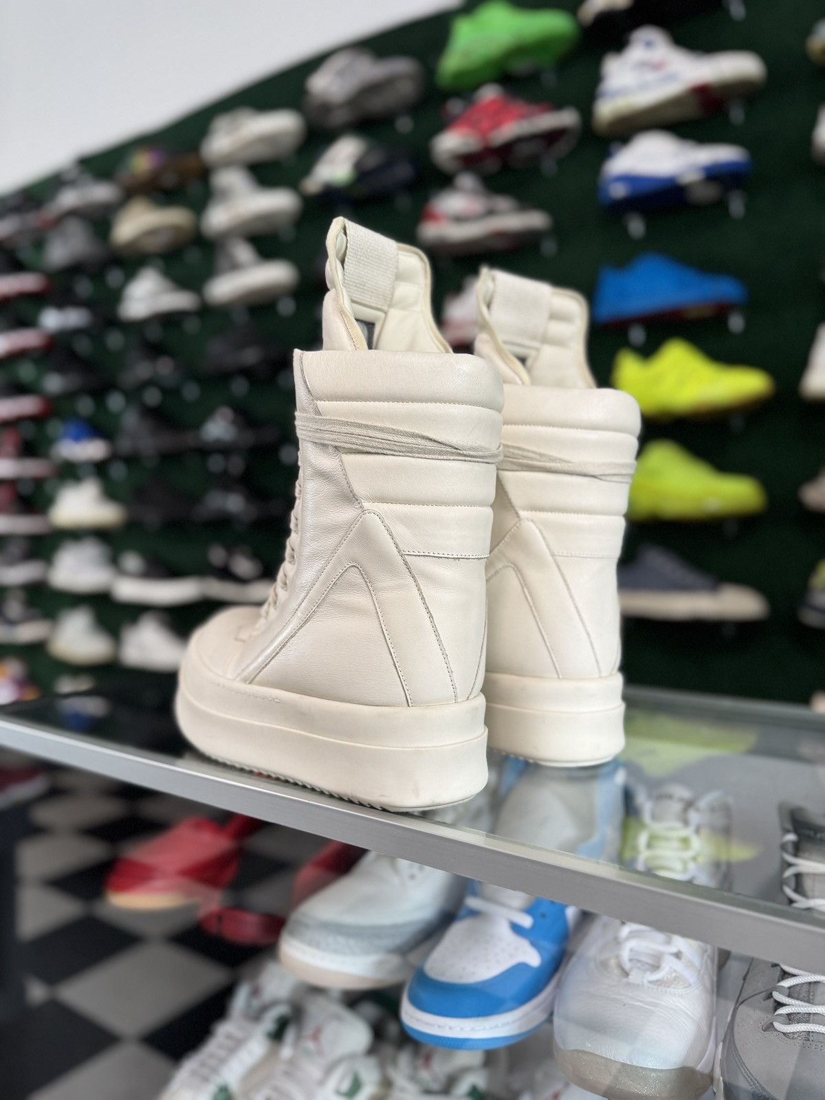 Rick Owens Rick Owens Porterville Mega Geobasket High Milk Size US 9 / EU 42 - 3 Thumbnail