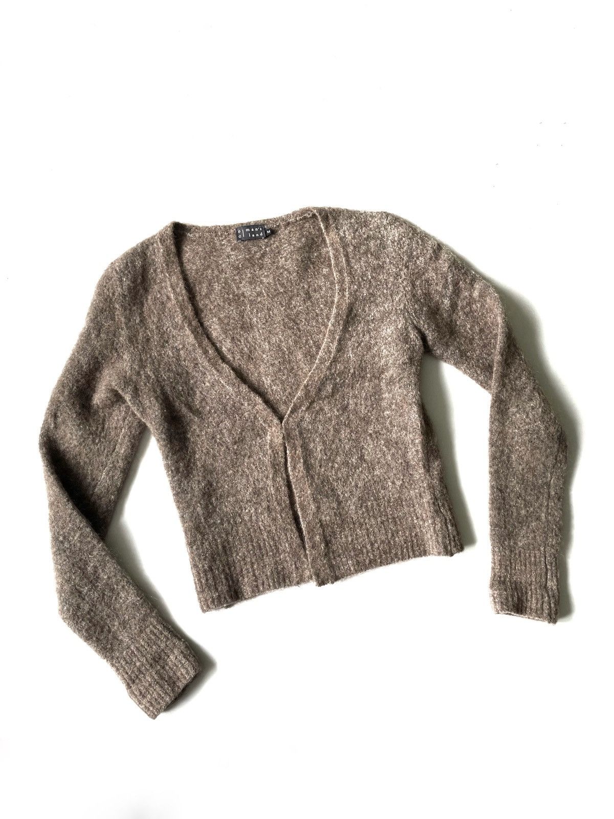 Other No Men’s Land Women Mohair Cardigan Brown Color Made Italy Size M / US 6-8 / IT 42-44 - 1 Thumbnail