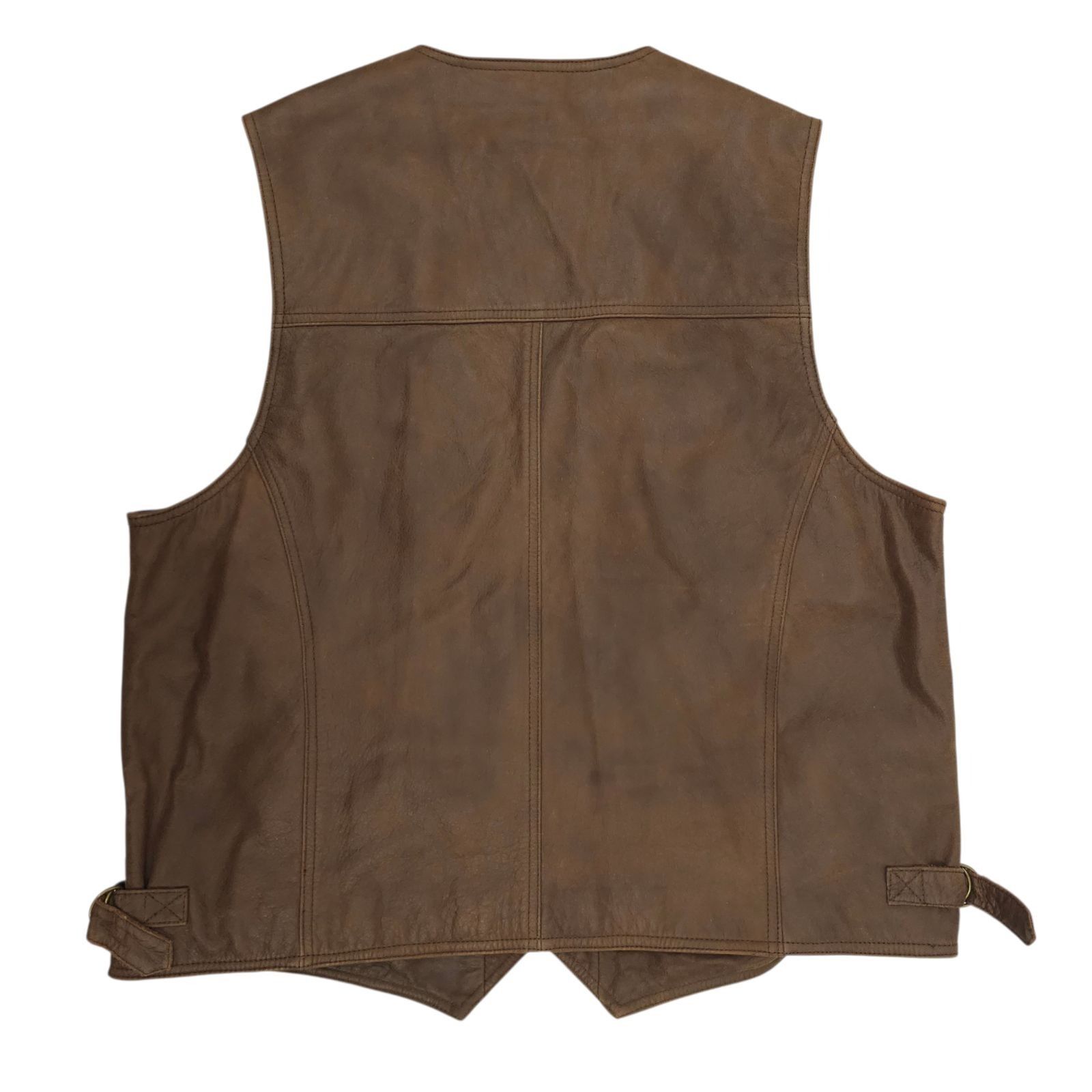 Marlboro Marlboro Miles Leather Vest Mens L Vintage Western Biker Size US L / EU 52-54 / 3 - 2 Thumbnail