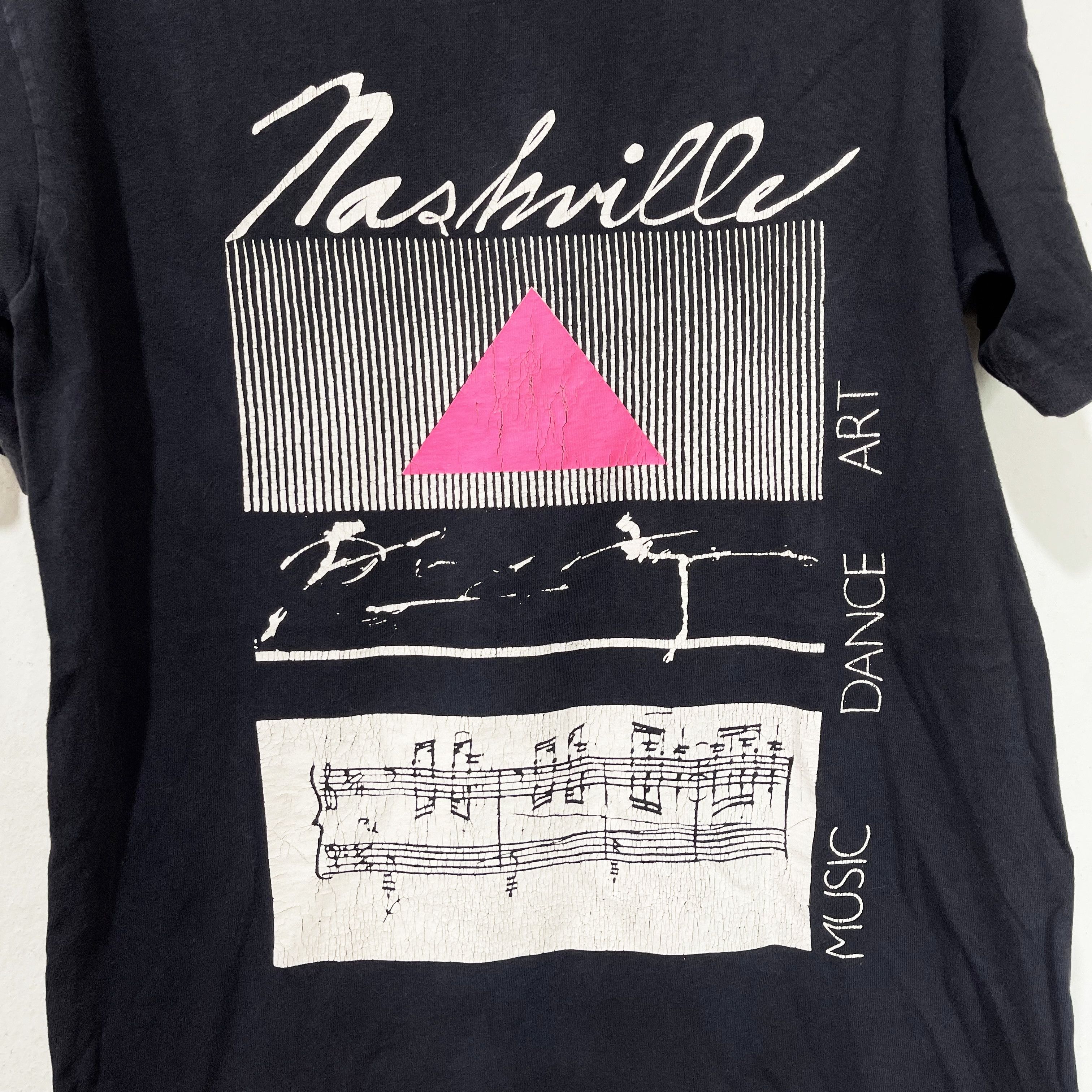 Vintage Vintage 90s Nashville Art Dance Music T-Shirt Size US M / EU 48-50 / 2 - 2 Thumbnail