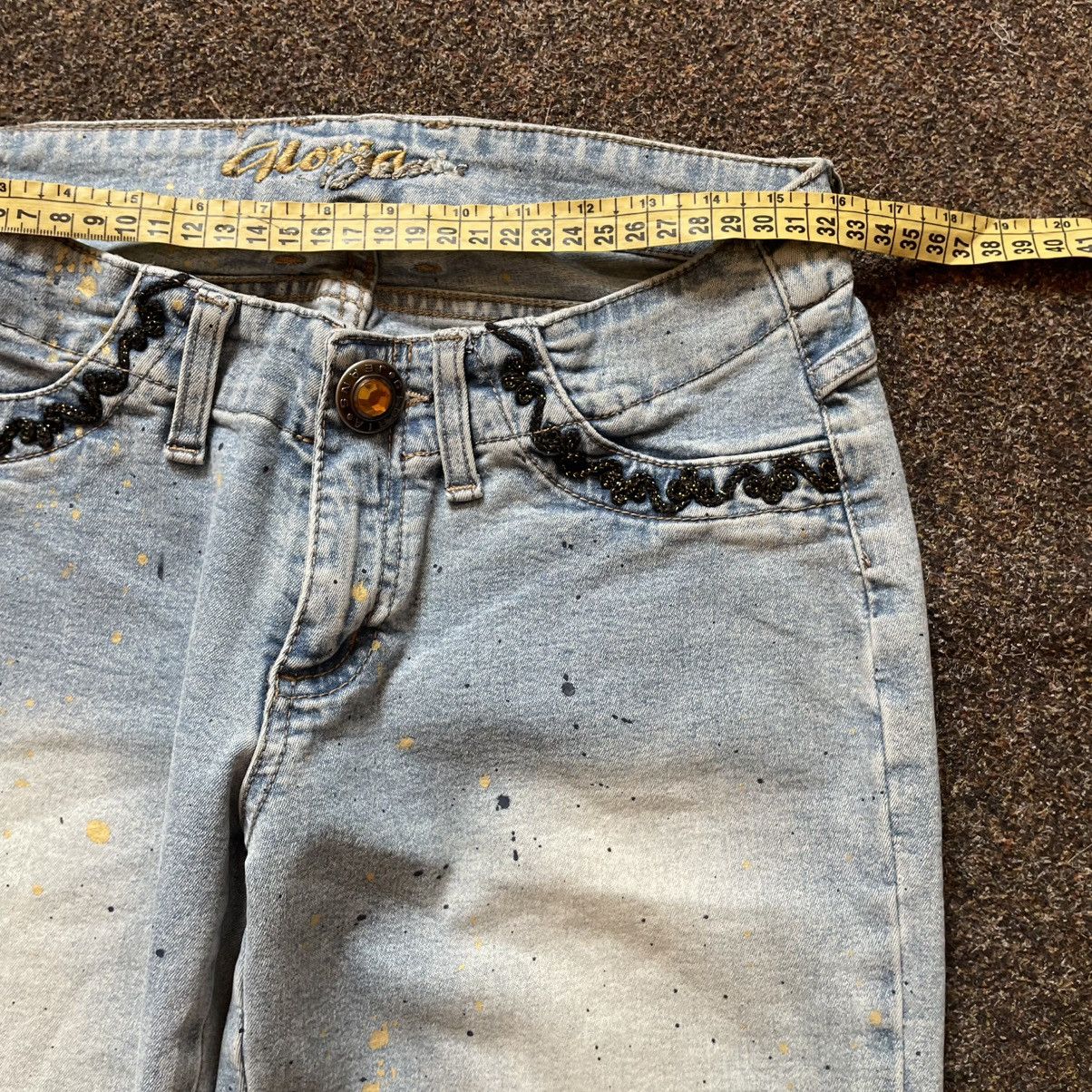 Vintage Vintage Y2K Sun Faded Distressed Flare Jeans Grunge Slim 28 Size 28" / US 6 / IT 42 - 6 Thumbnail