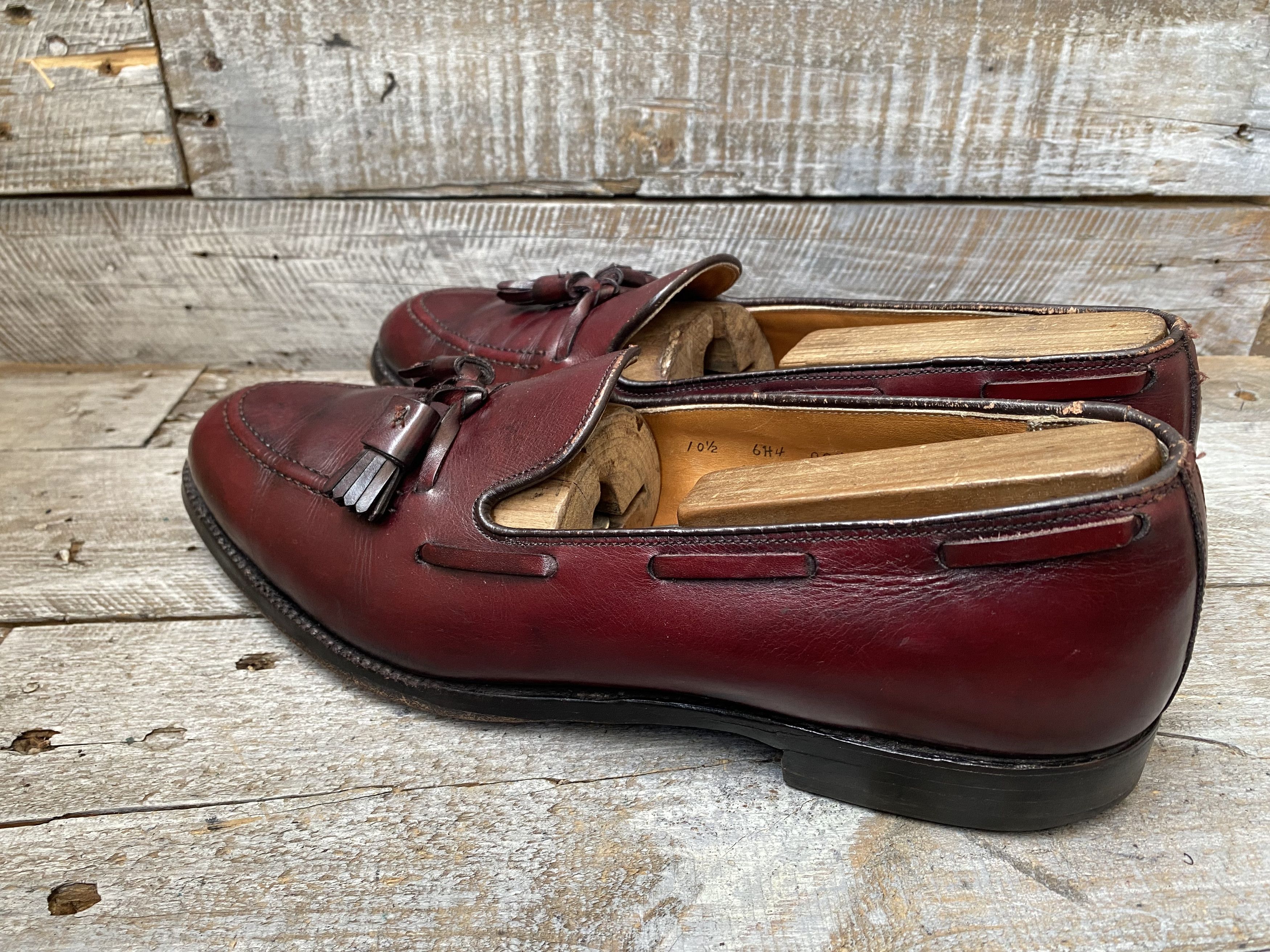 Alden Alden tassel burgundy slip- on leather shoessz 10.5A/C Size US 10.5 / EU 43-44 - 7 Thumbnail
