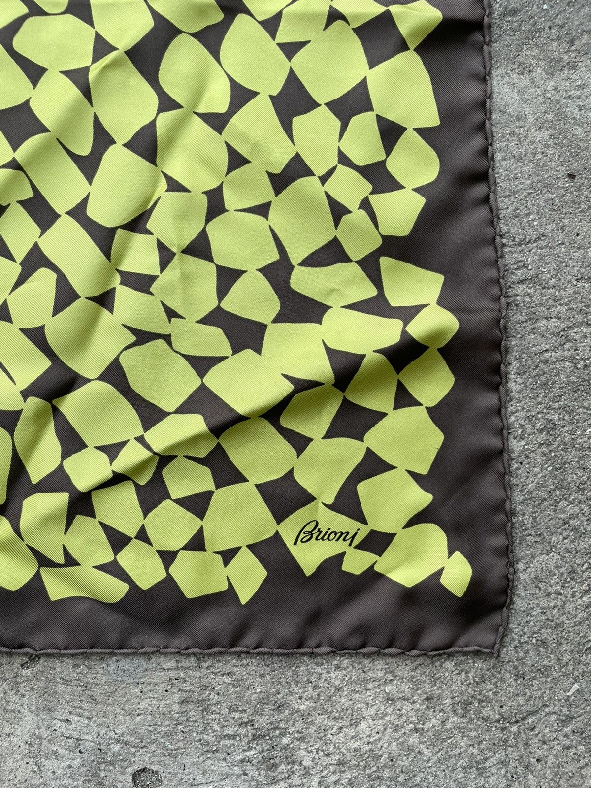 Brioni Brioni 23”x23” scarf silk Size ONE SIZE - 3 Thumbnail