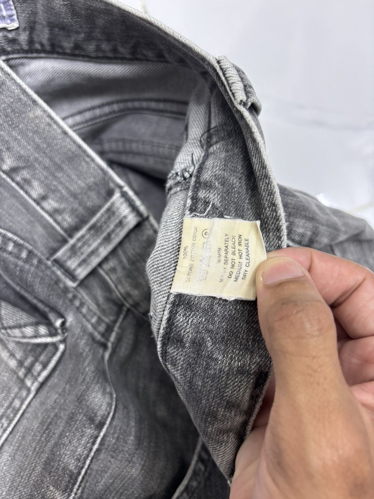 Kapital Kountry KAPITAL SLIM FIT DISTRESSED BUSH JEANS Size US 30 / EU 46 - 12 Thumbnail