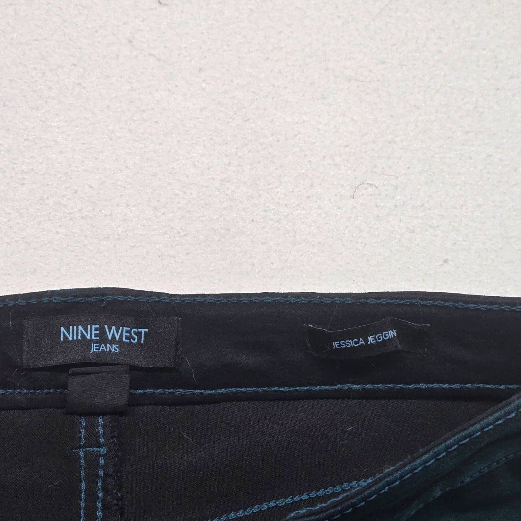 Nine West VINTAGE Nine West Jeans Green Bleach Ankle Straight Pants Adult Women 8 Green Bleached Ankle Straight Pants Womens 8 Size 30" / US 8 / IT 44 - 5 Thumbnail