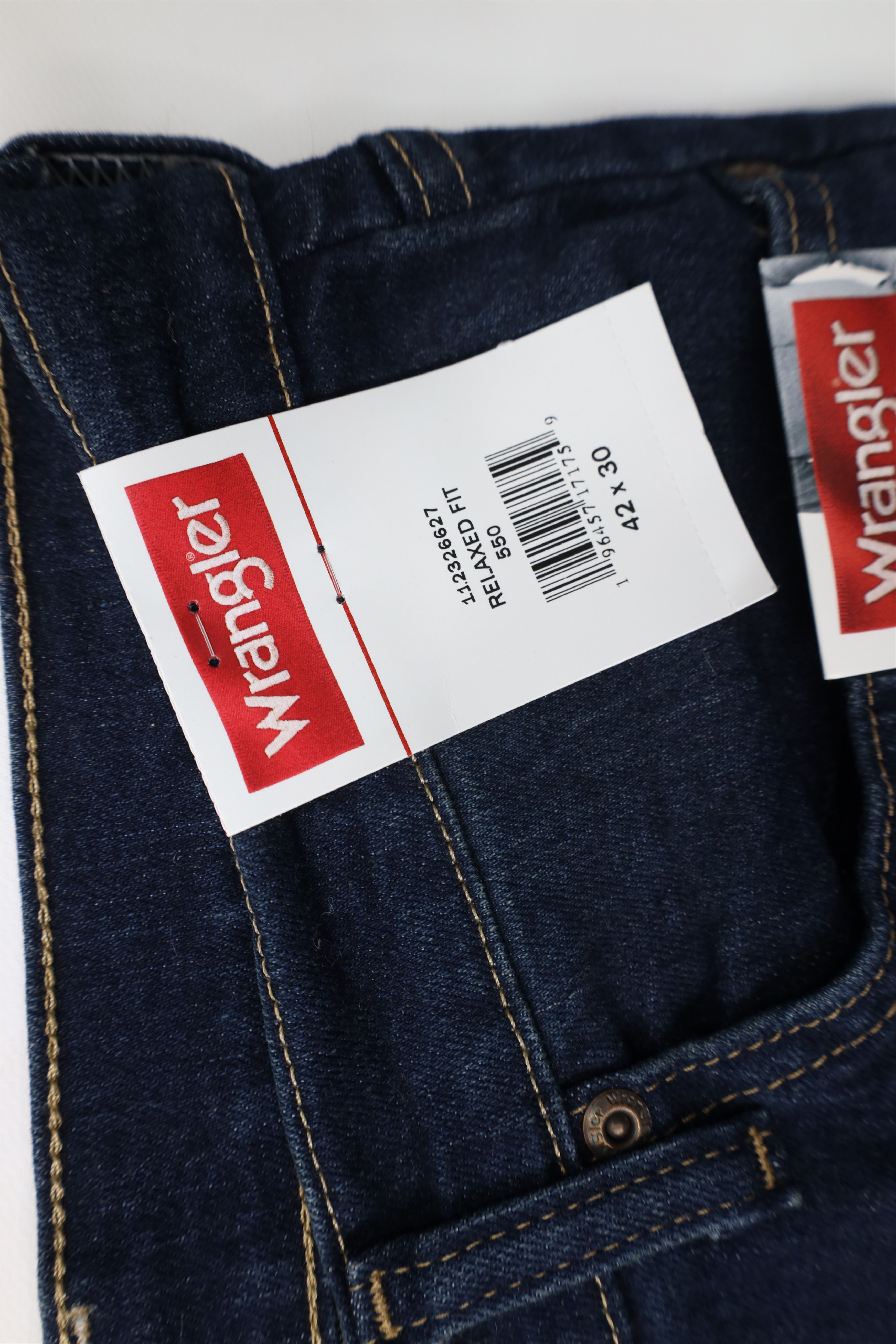 Wrangler Deadstock Vintage Y2K Wrangler Relaxed Fit Denim Jeans Blue Size US 42 / EU 58 - 6 Thumbnail